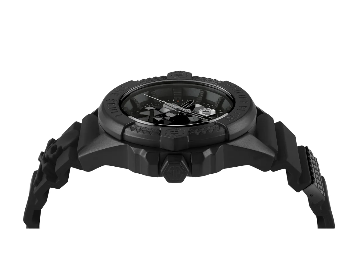 THE $KULL TITAN BLACK PLATED Watch, цвет: Черный