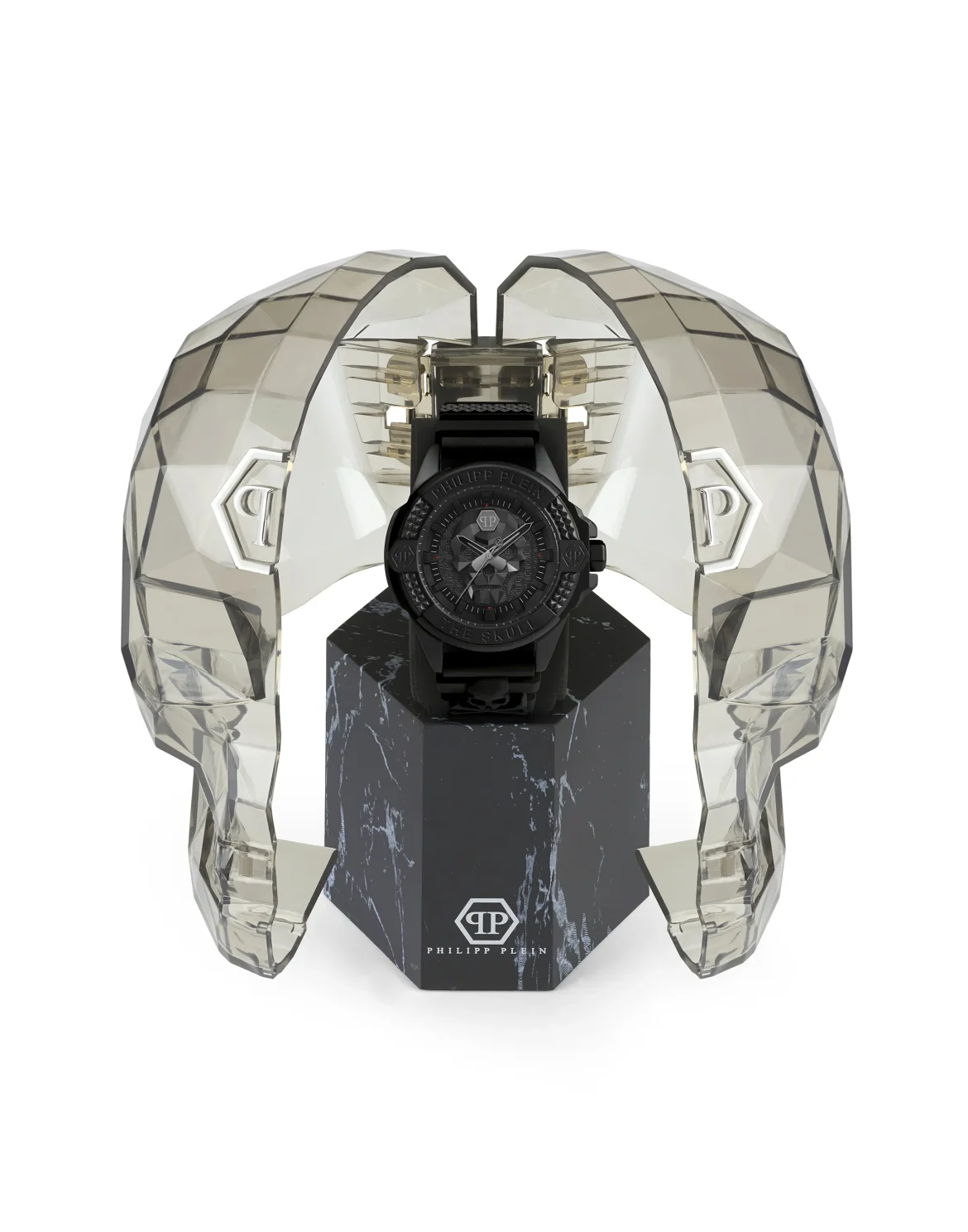THE $KULL TITAN BLACK PLATED Watch, цвет: Черный