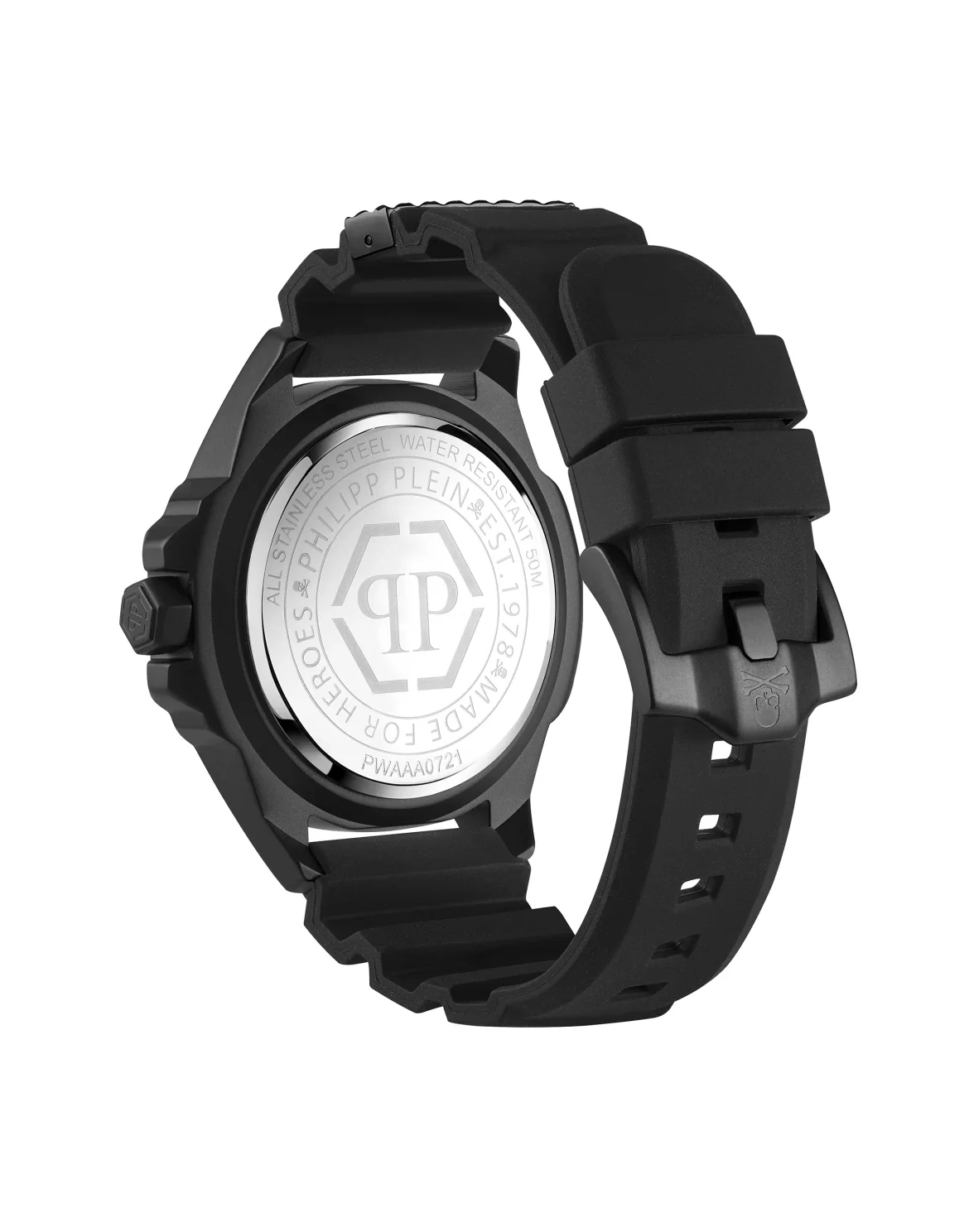 THE $KULL TITAN BLACK PLATED Watch, цвет: Черный