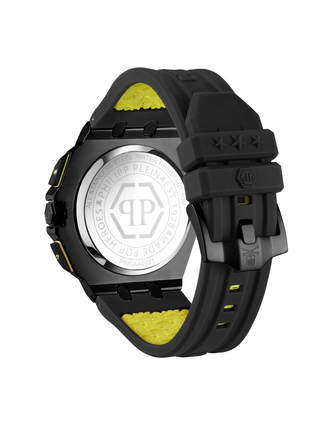 PLEIN EXTREME HURRICANE BLACK PLATED Watch, цвет: Черный
