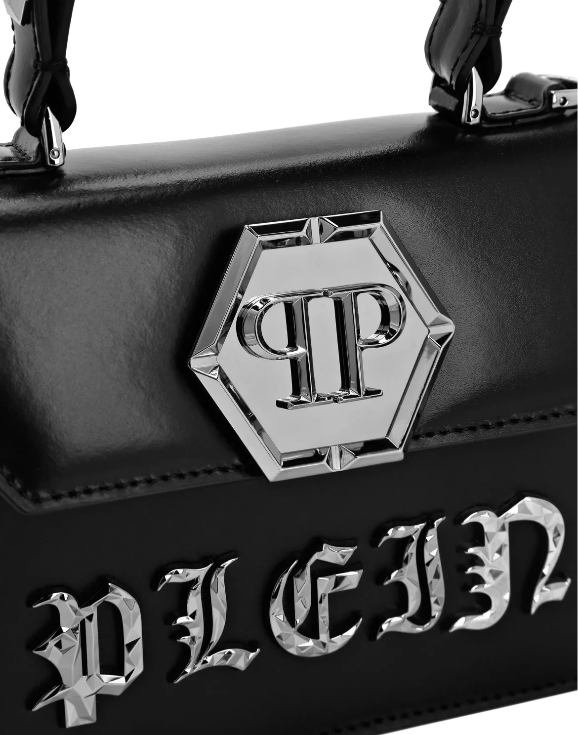 Small Handle Bag Superheroine GOTHIC PLEIN, цвет: Черный