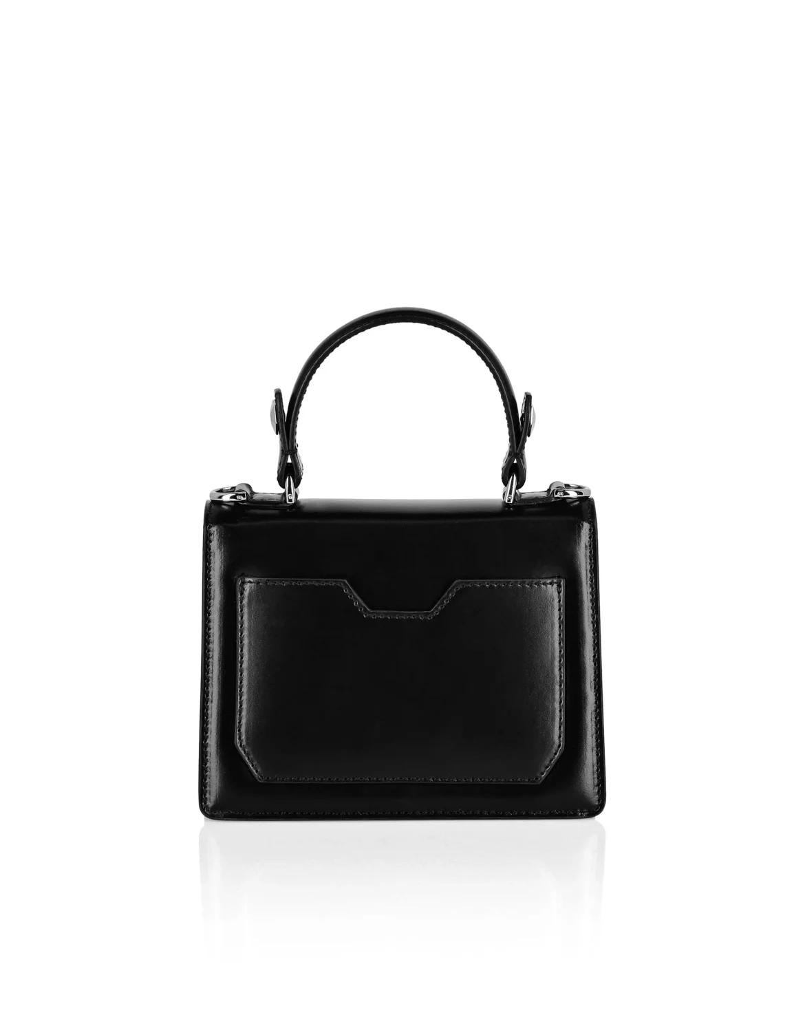 Small Handle Bag Superheroine GOTHIC PLEIN, цвет: Черный