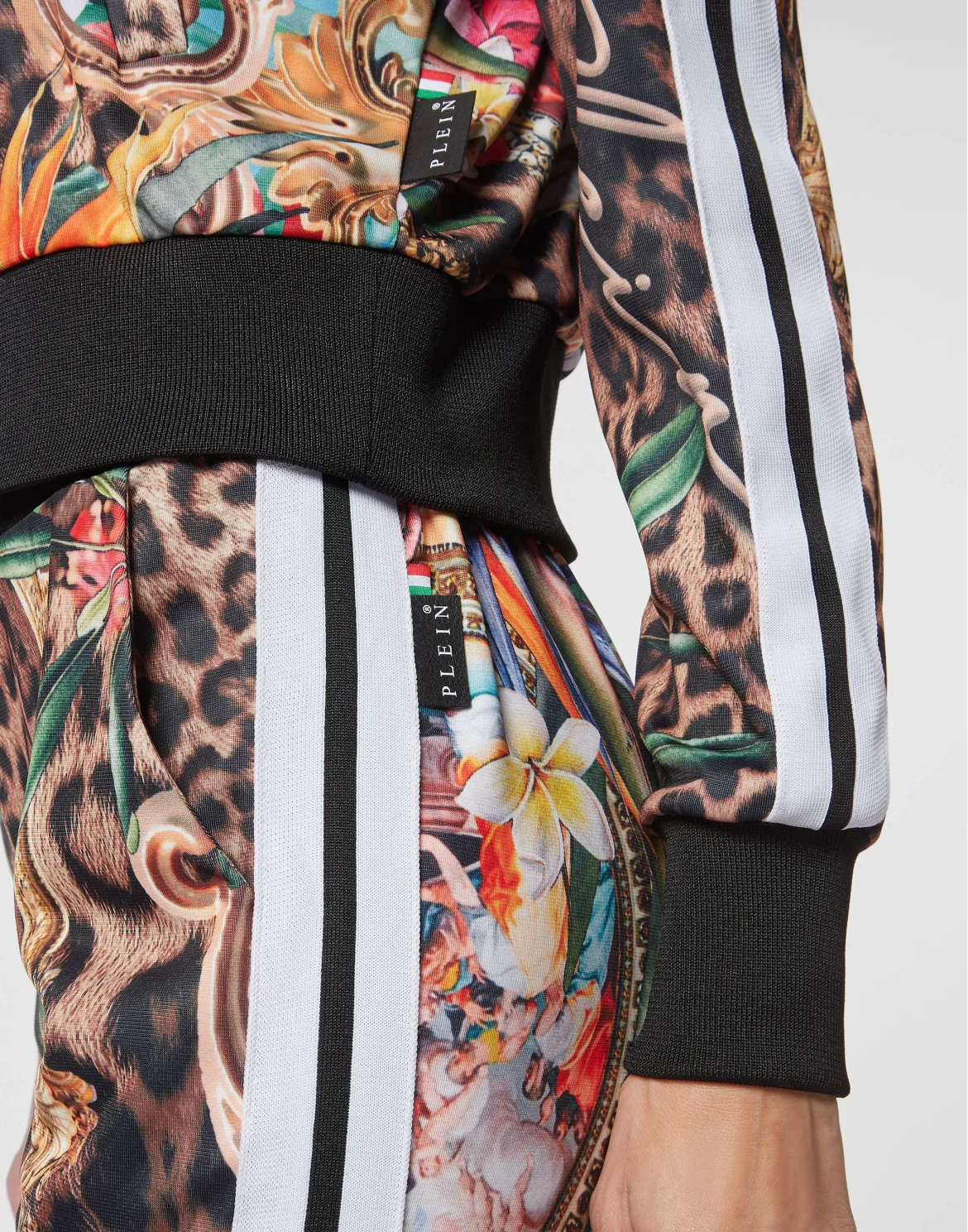 Tracksuit Top/Trousers Baroque Flowers, цвет: Мультиколор