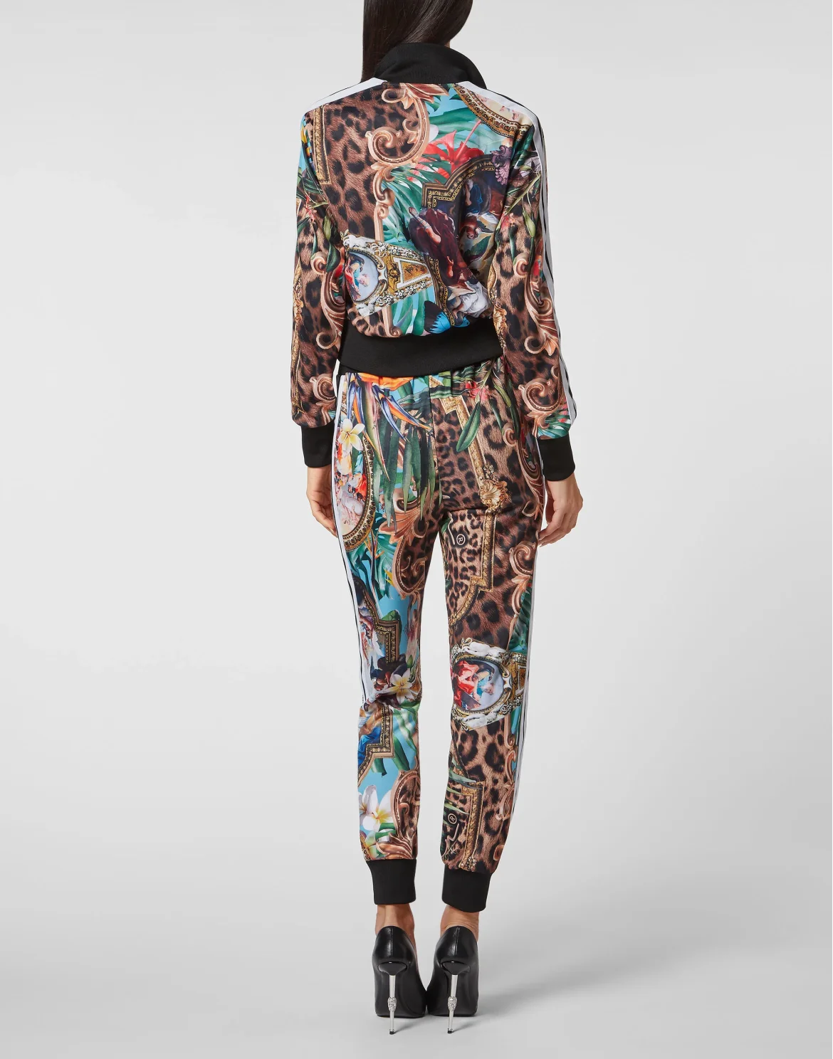 Tracksuit Top/Trousers Baroque Flowers, цвет: Мультиколор