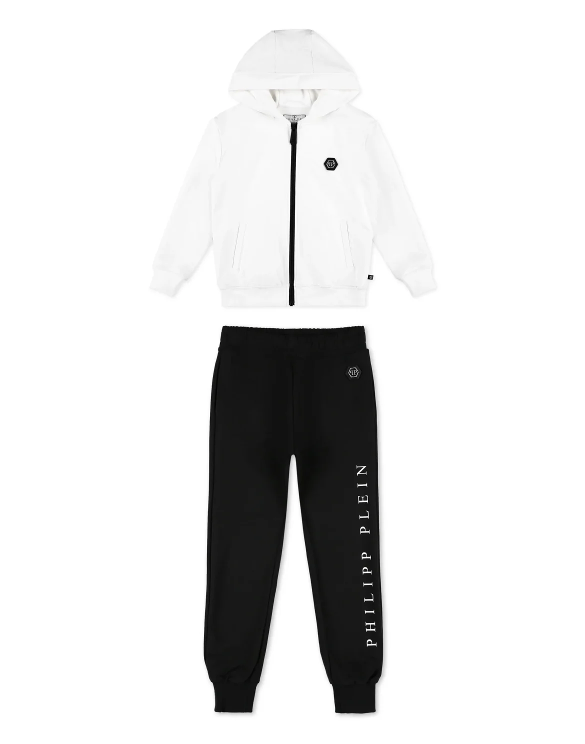 Zip Hoodie + Joggers Set, цвет: Белый