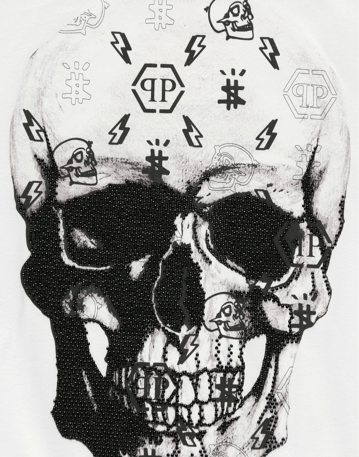 MAXI T-SHIRT Skull, цвет: Белый