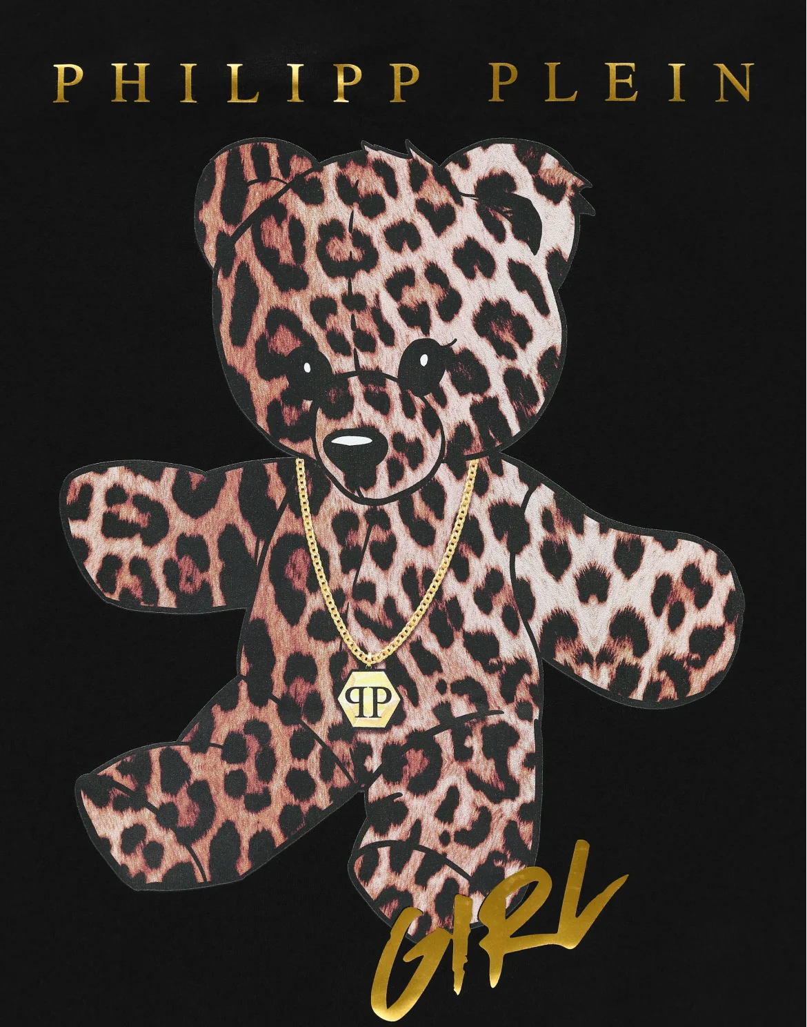 T-SHIRT SHORT SLEEVE Teddy Bear, цвет: Черный