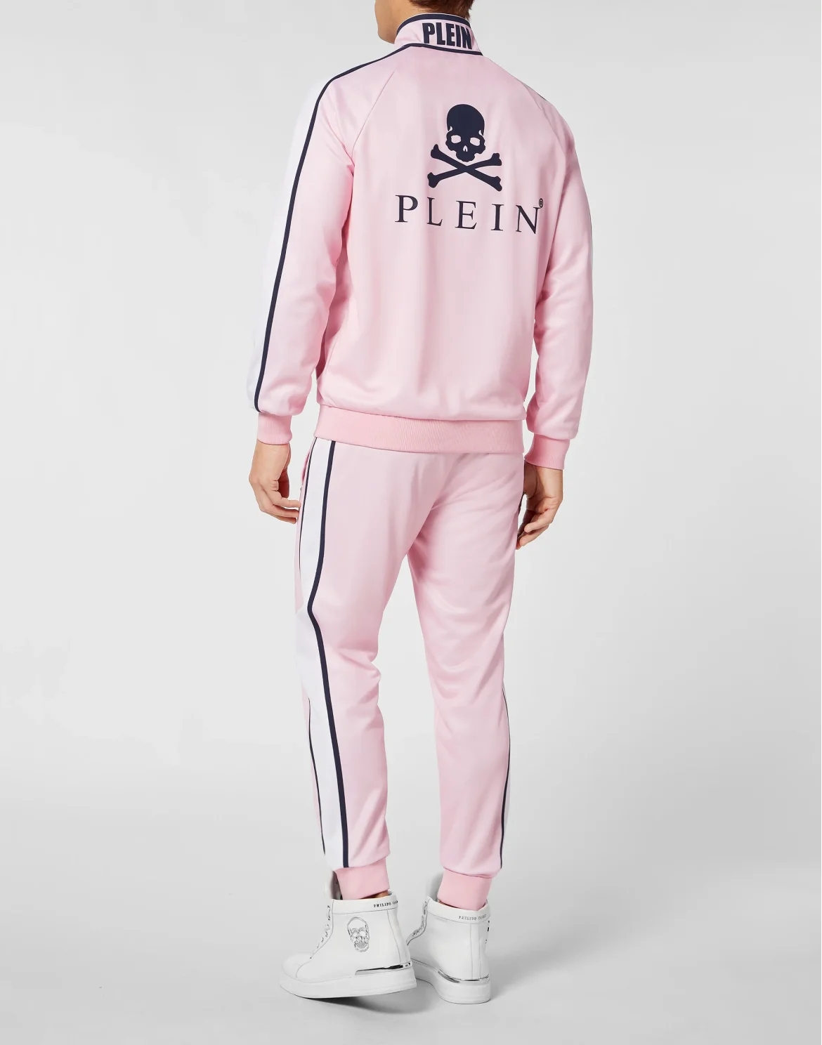 Tracksuit Top/Trousers Skull and Plein, цвет: Розовый