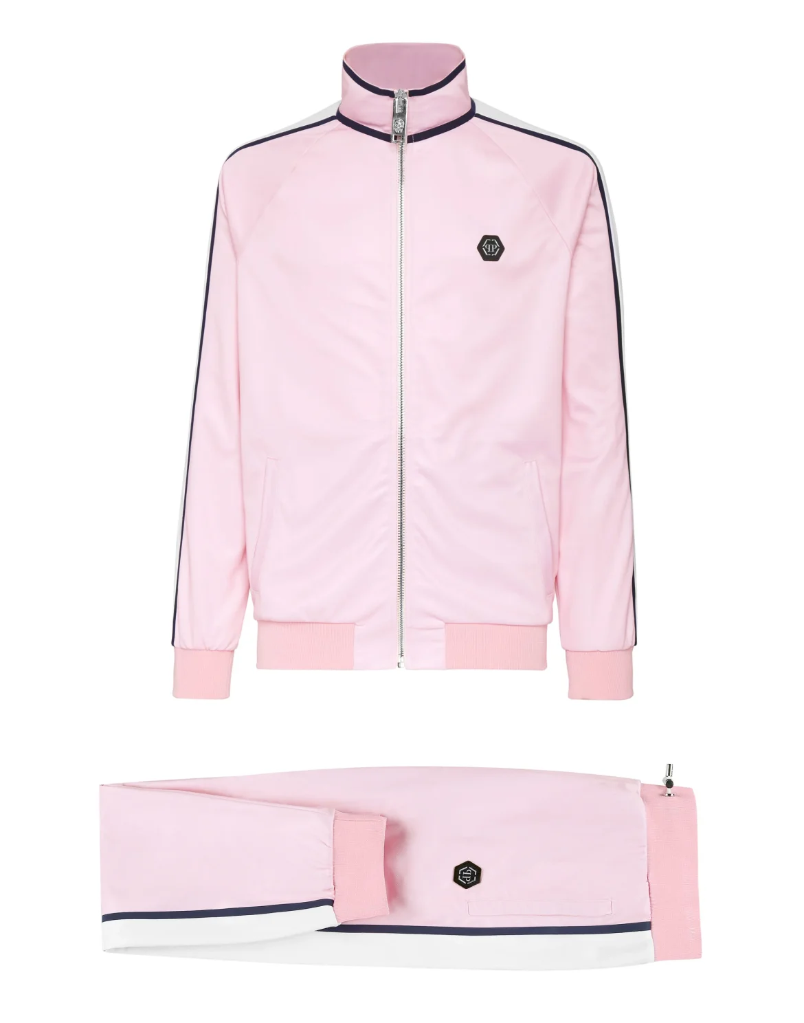 Tracksuit Top/Trousers Skull and Plein, цвет: Розовый