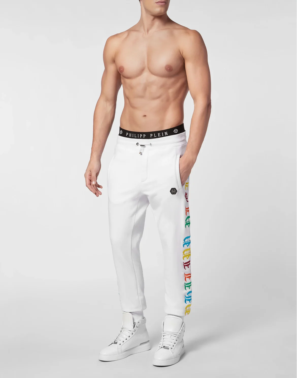 Jogging Trousers Gothic Plein, цвет: Белый