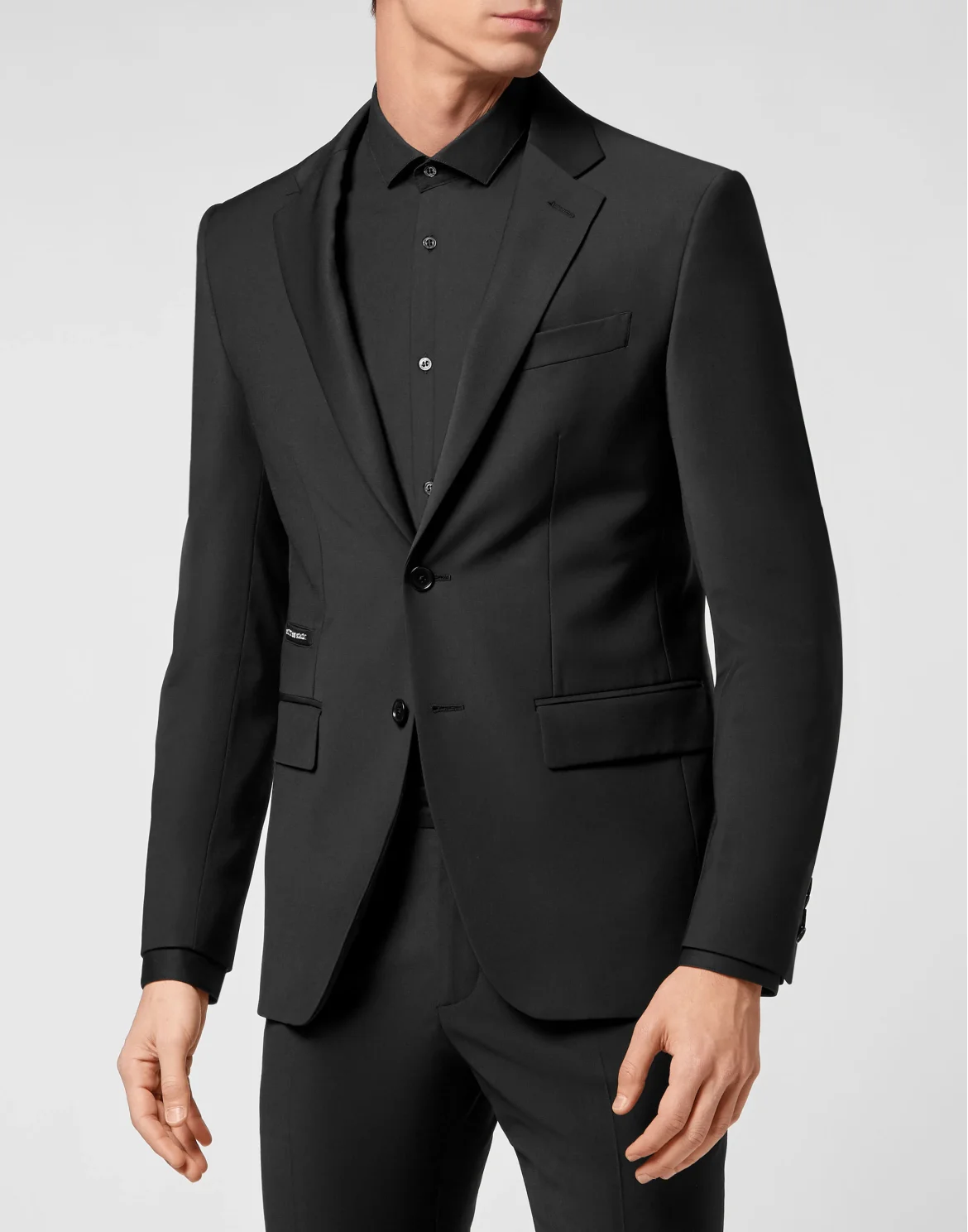 Wool Blazer Gigolò fit Crystal Skull with Crystals, цвет: Черный