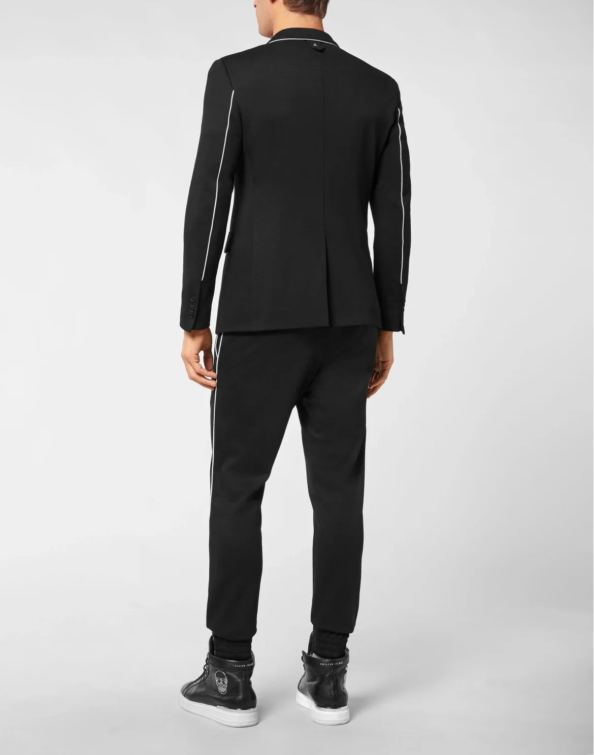 Jersey Suit 2 pcs Gigolo Fit Iconic Plein, цвет: Черный