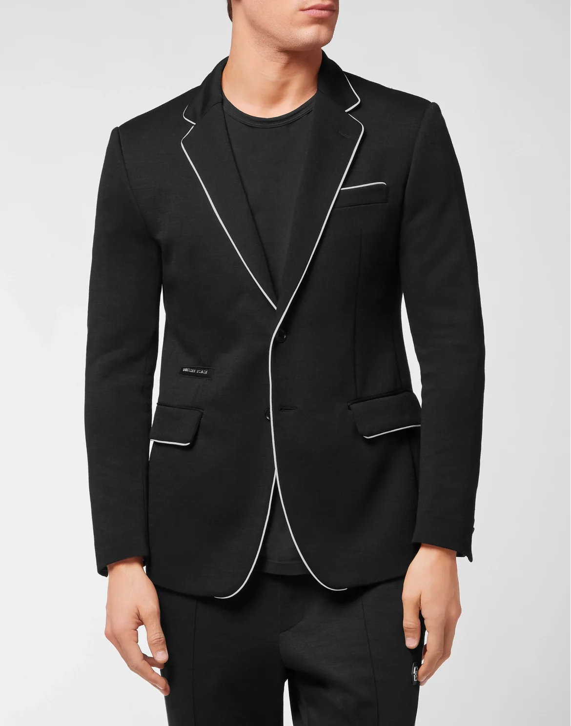 Jersey Suit 2 pcs Gigolo Fit Iconic Plein, цвет: Черный