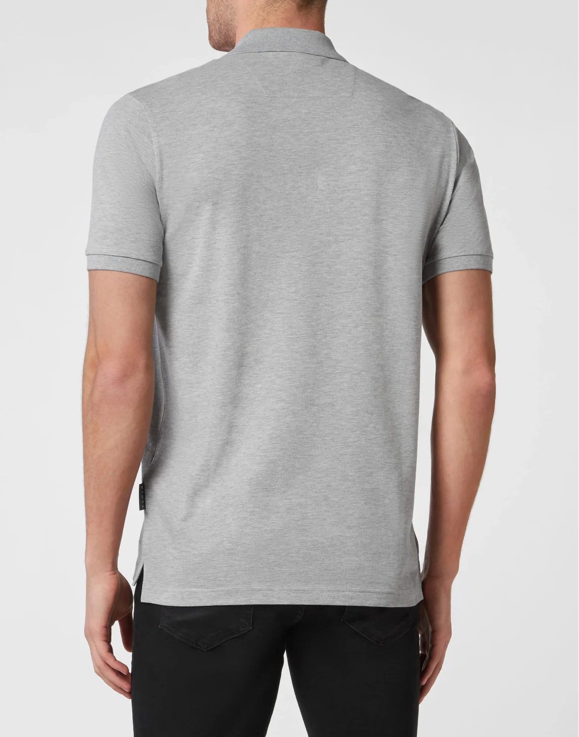 Slim Fit Polo shirt SS Skull, цвет: Серый