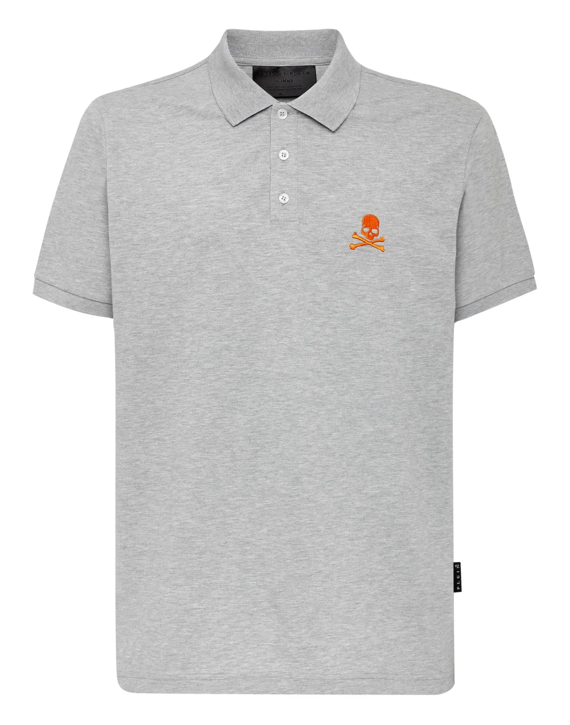 Slim Fit Polo shirt SS Skull, цвет: Серый