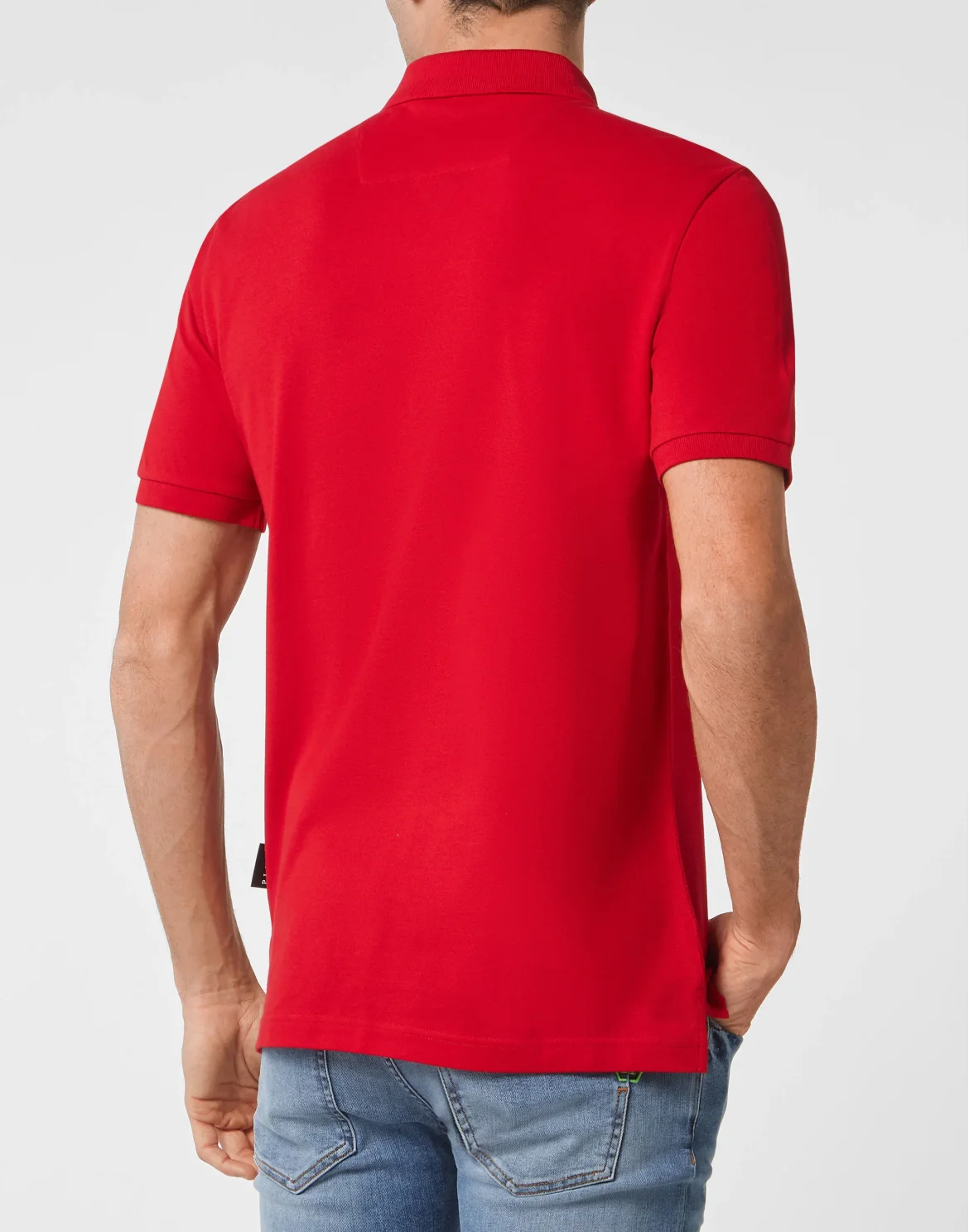 Slim Fit Polo shirt SS Skull, цвет: Красный