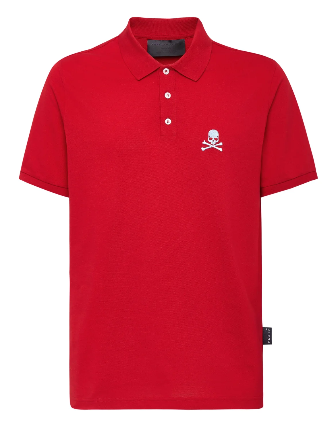 Slim Fit Polo shirt SS Skull, цвет: Красный