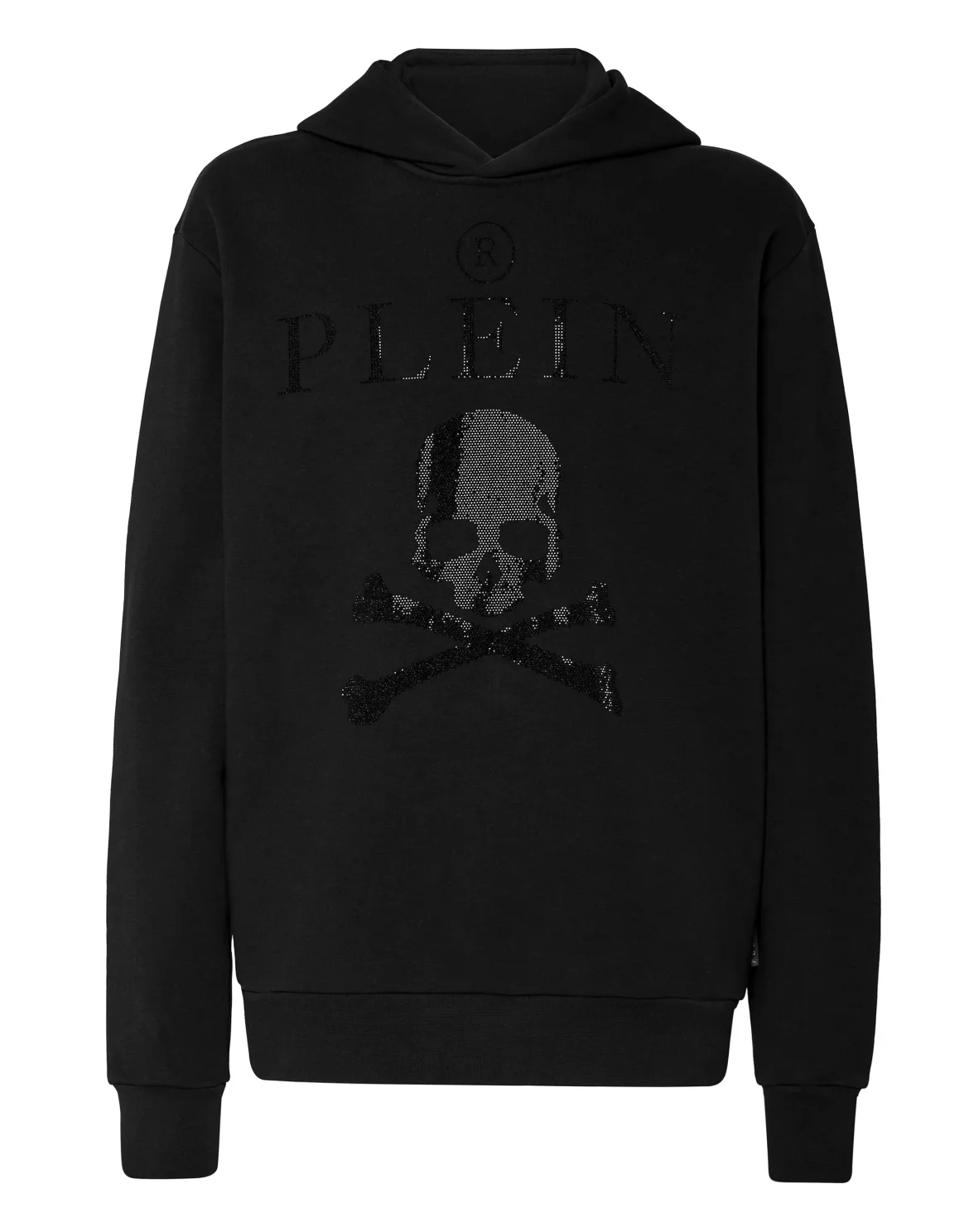 Hoodie Sweatshirt Crystal Skull, цвет: Черный