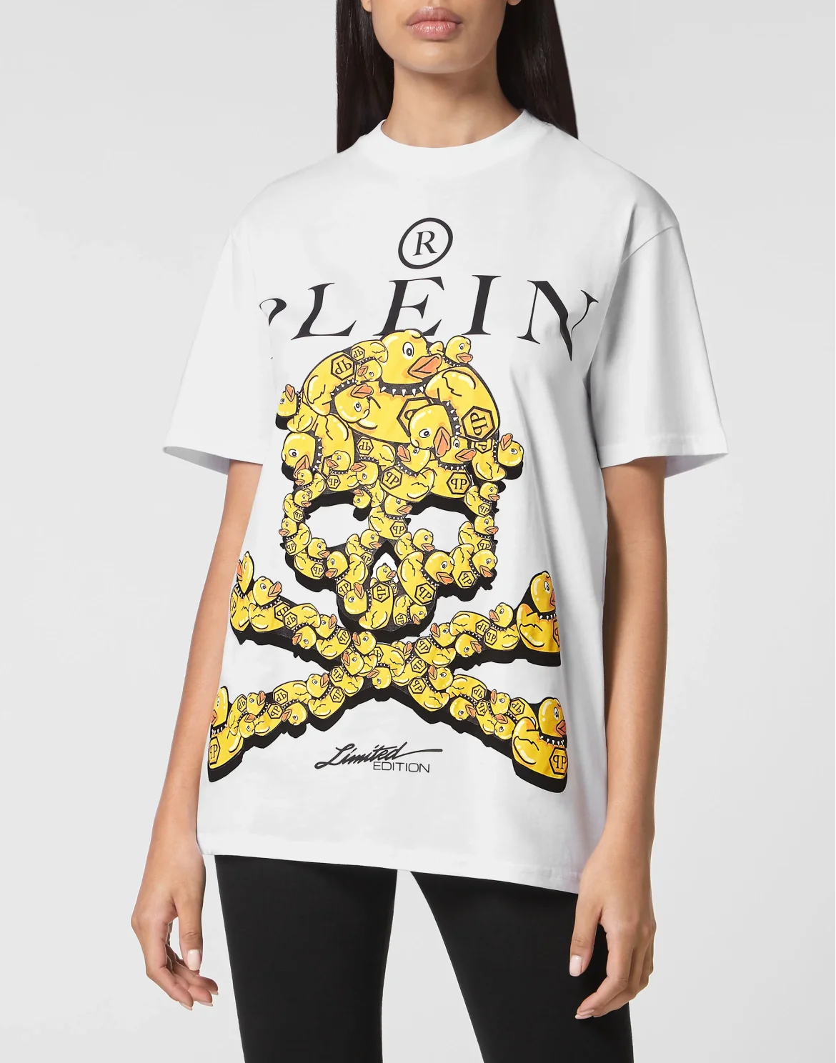 Jersey T-shirt Round Neck SS PP Duck, цвет: Белый