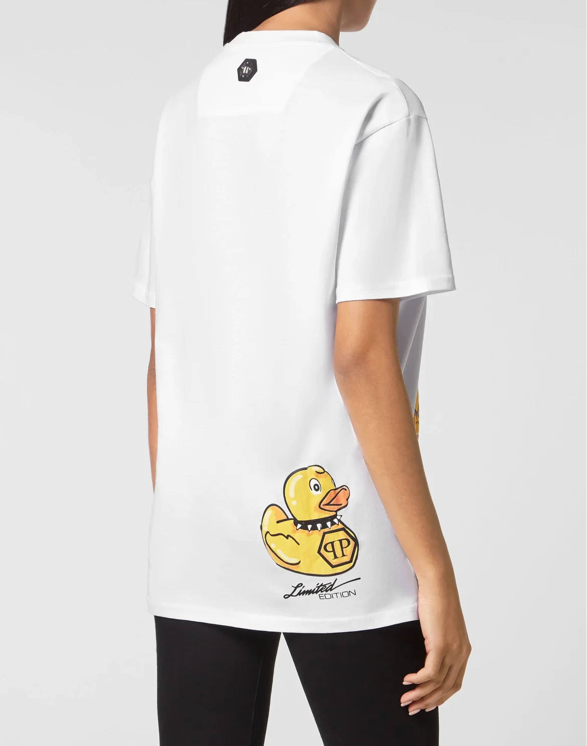 Jersey T-shirt Round Neck SS PP Duck, цвет: Белый
