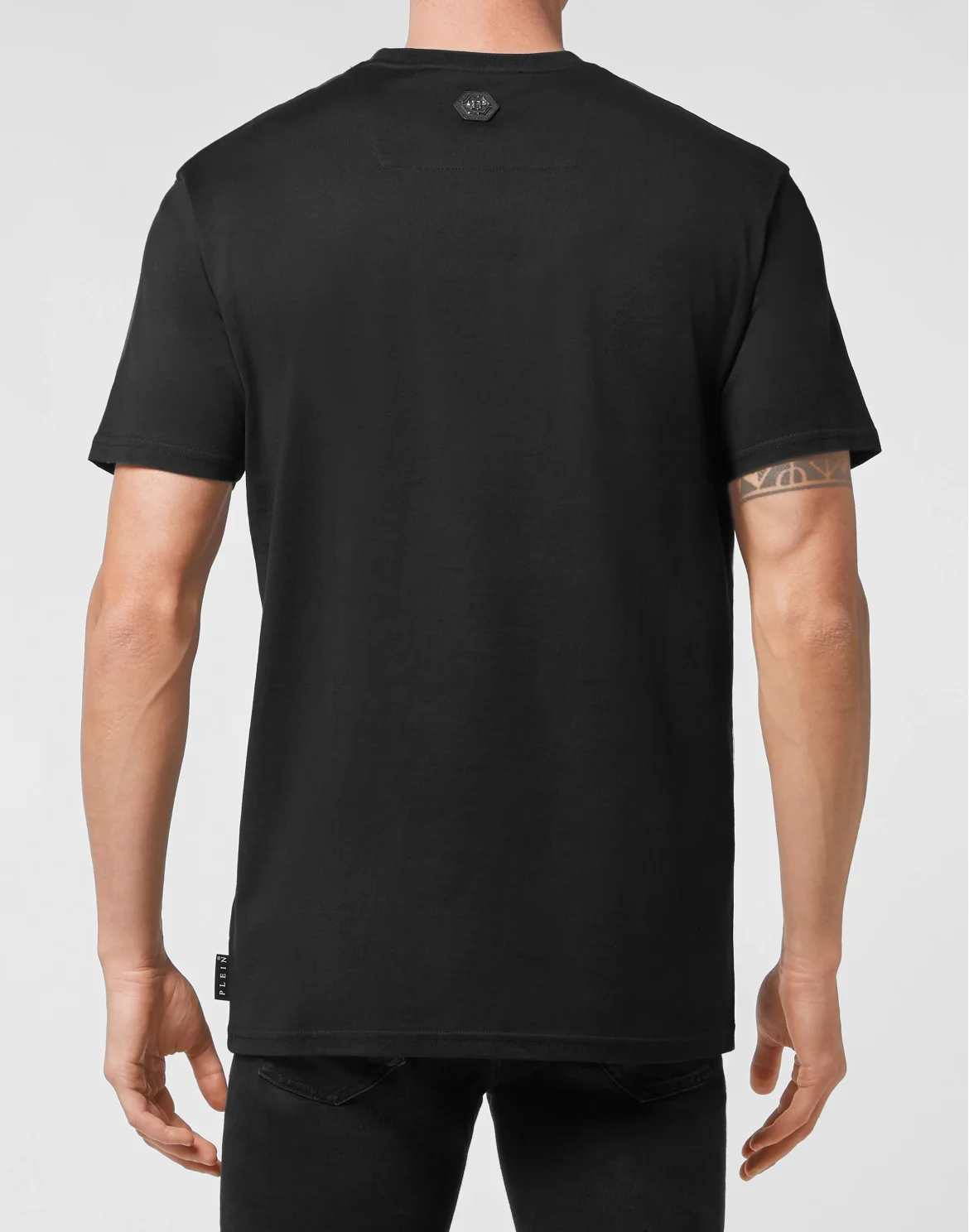 T-shirt Round Neck SS Crystal Skull with Crystals, цвет: Черный