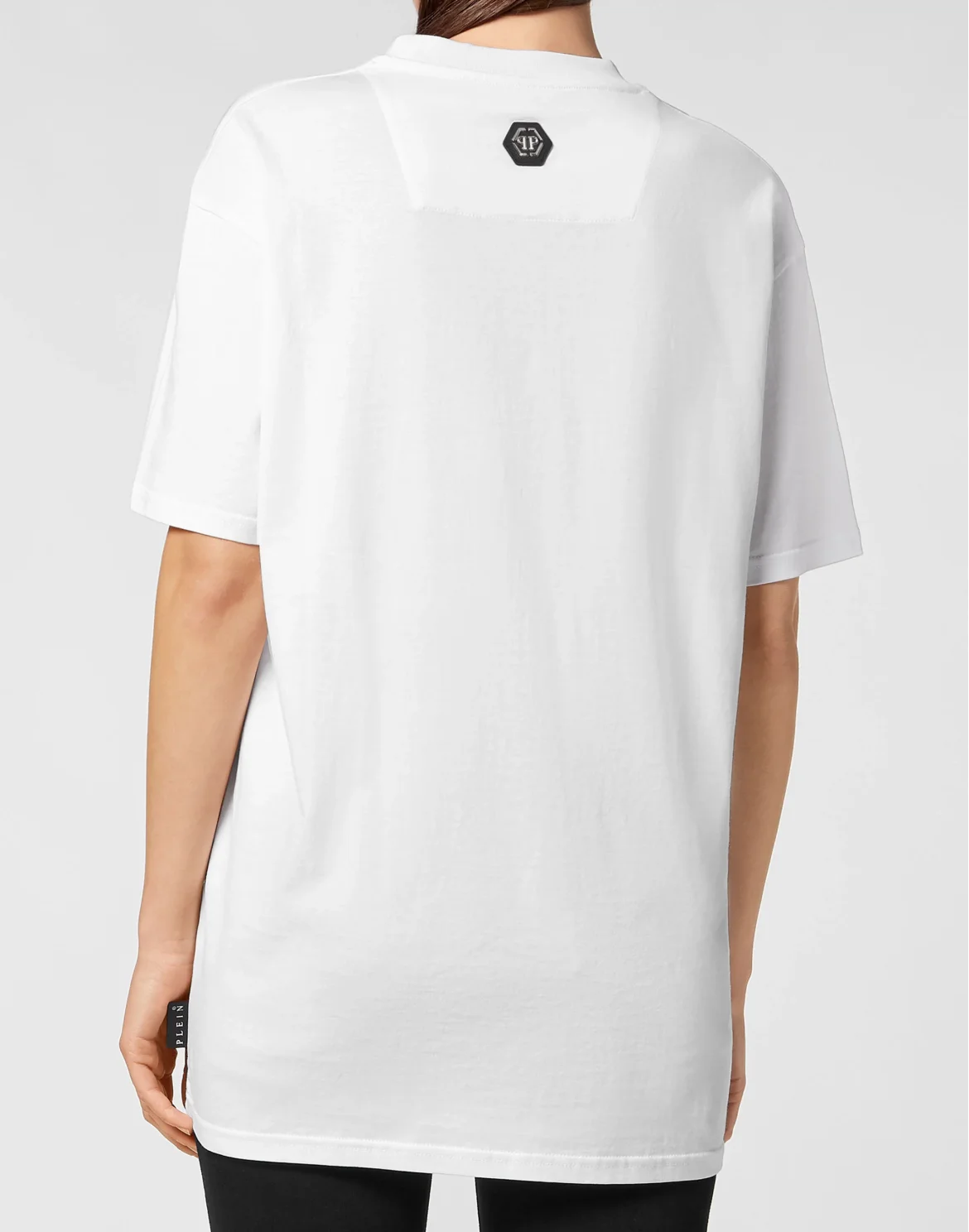 T-shirt Round Neck SS Skull and Plein, цвет: Белый