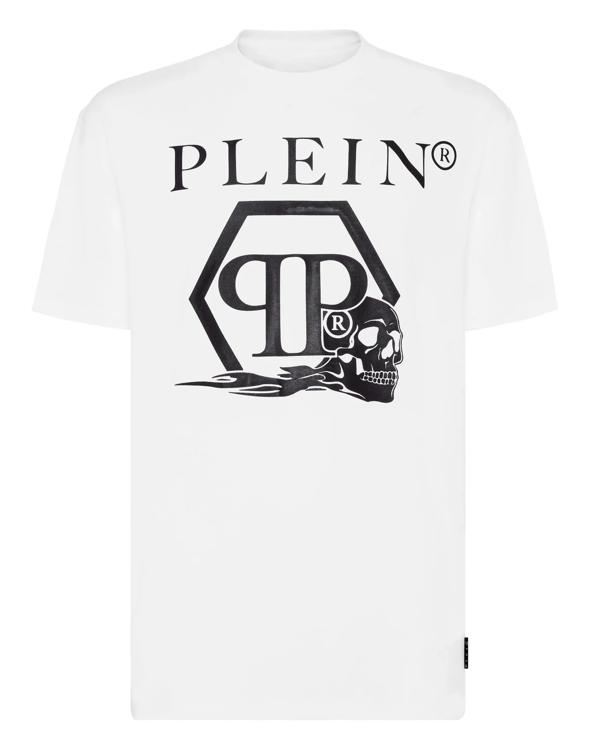 T-shirt Round Neck SS Skull and Plein, цвет: Белый
