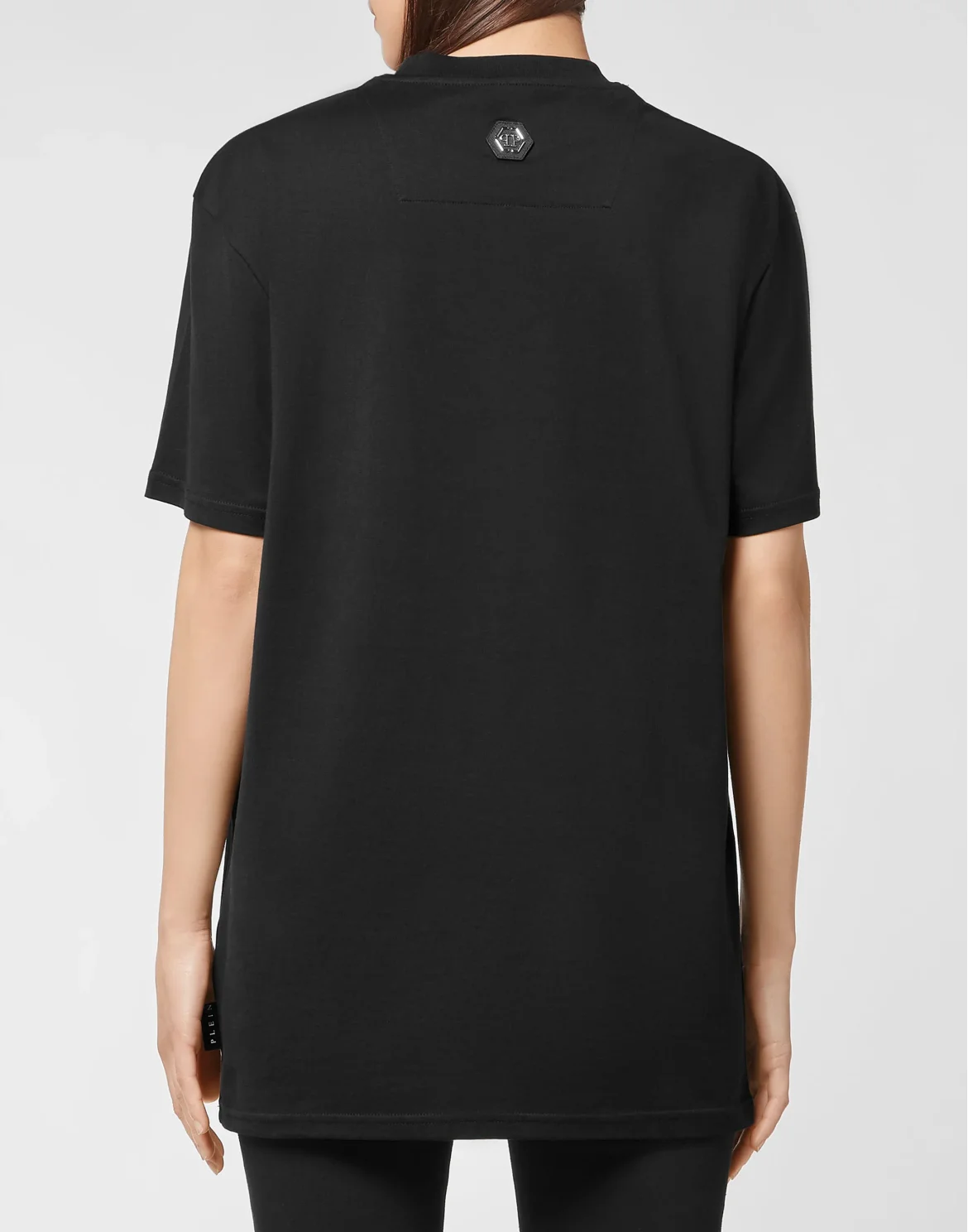 T-shirt Round Neck SS Baroque, цвет: Черный