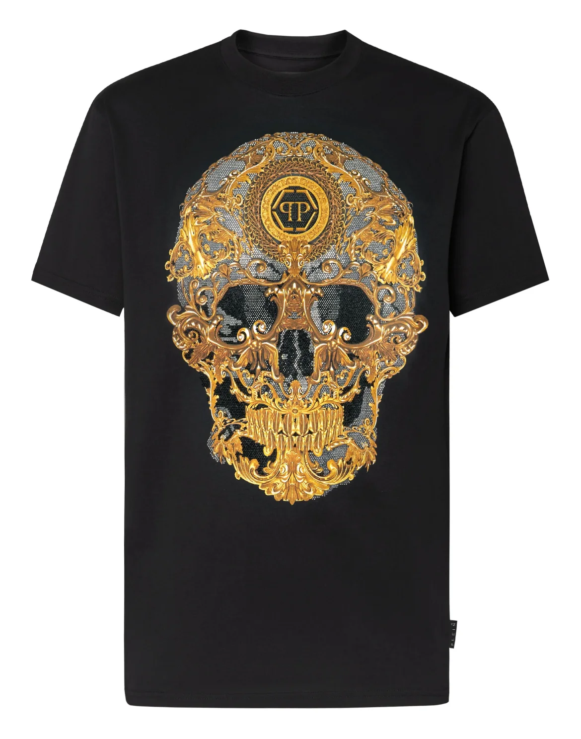 T-shirt Round Neck SS Baroque, цвет: Черный