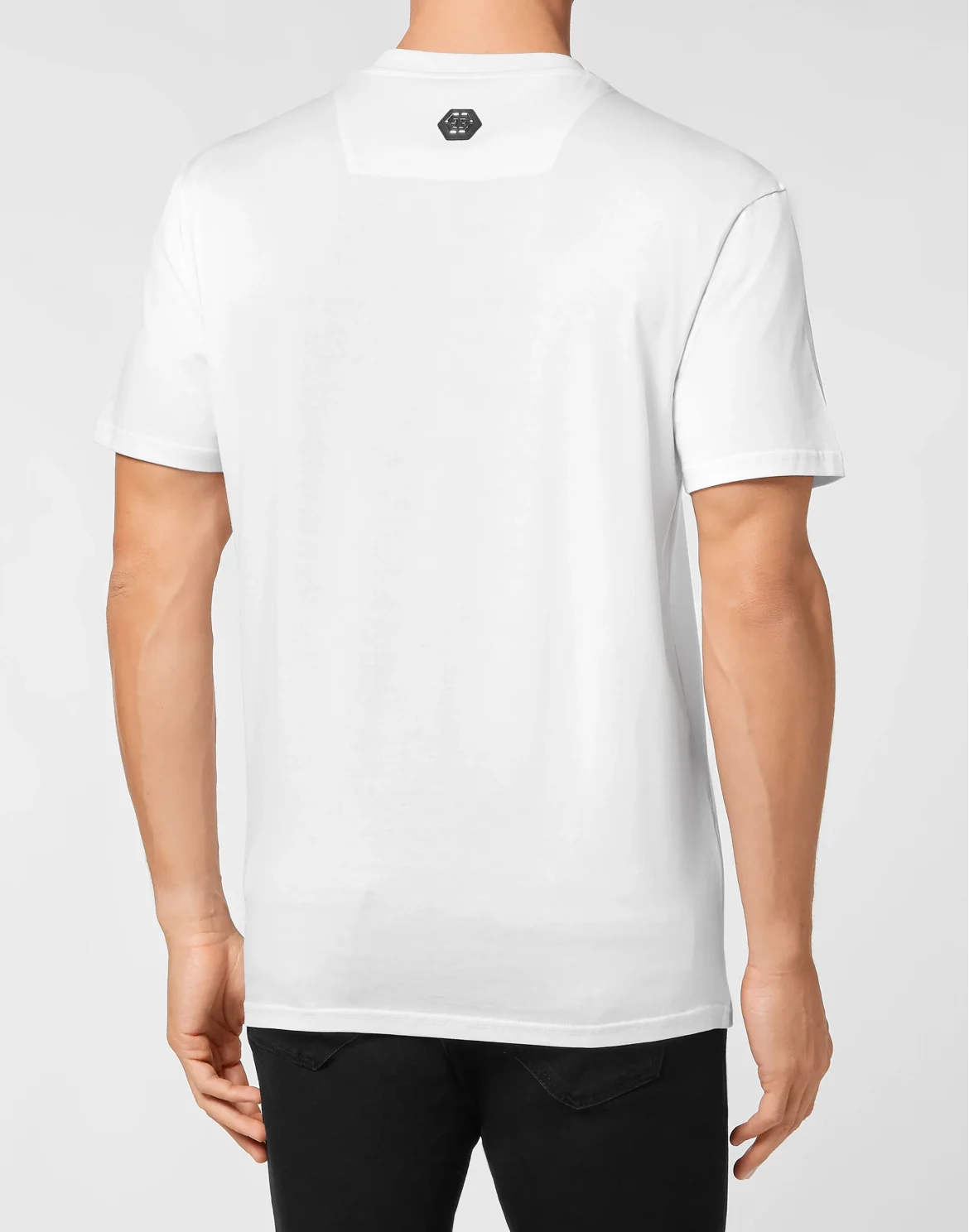 T-shirt Round Neck SS King Plein, цвет: Белый