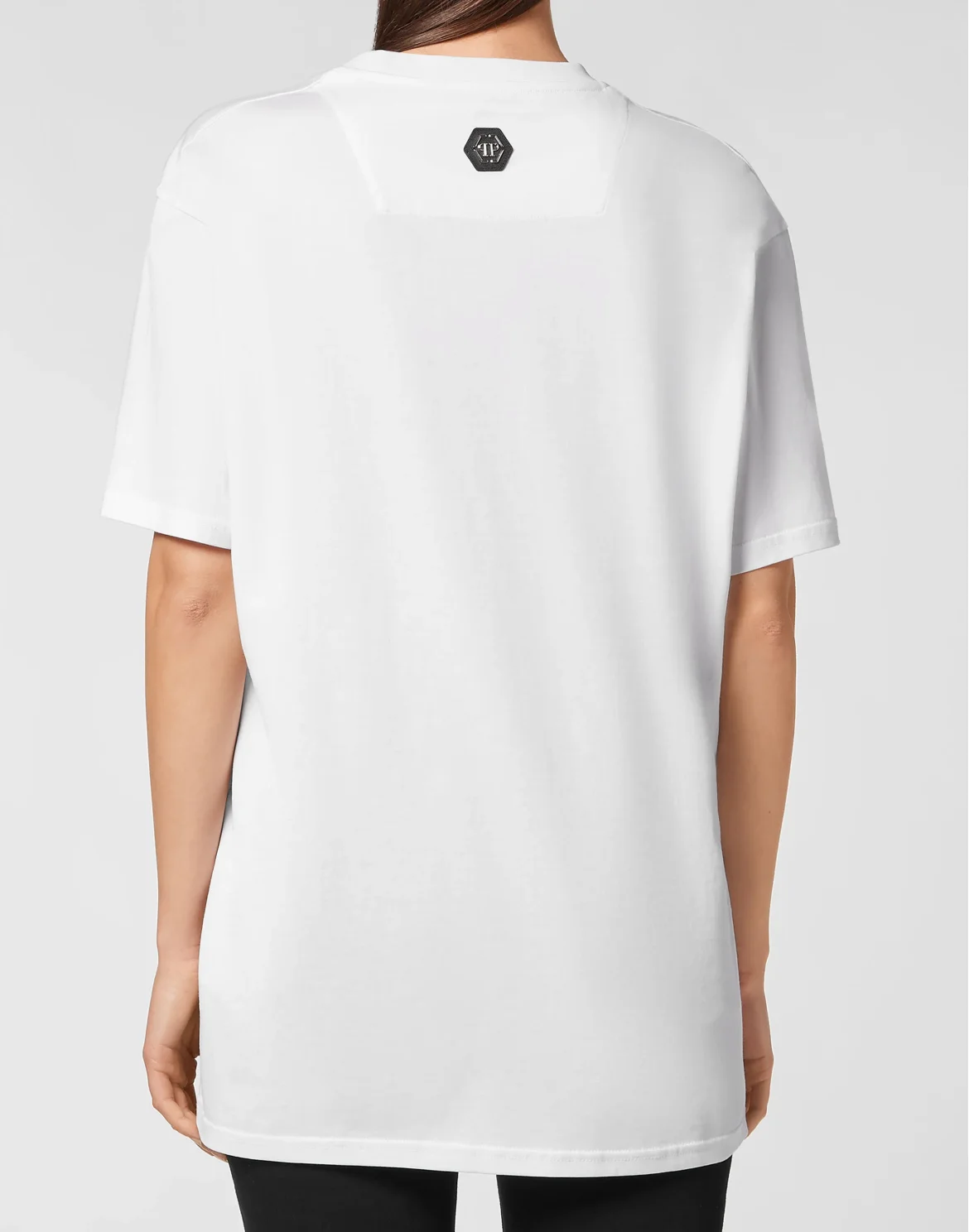 T-shirt Round Neck SS King Plein, цвет: Белый