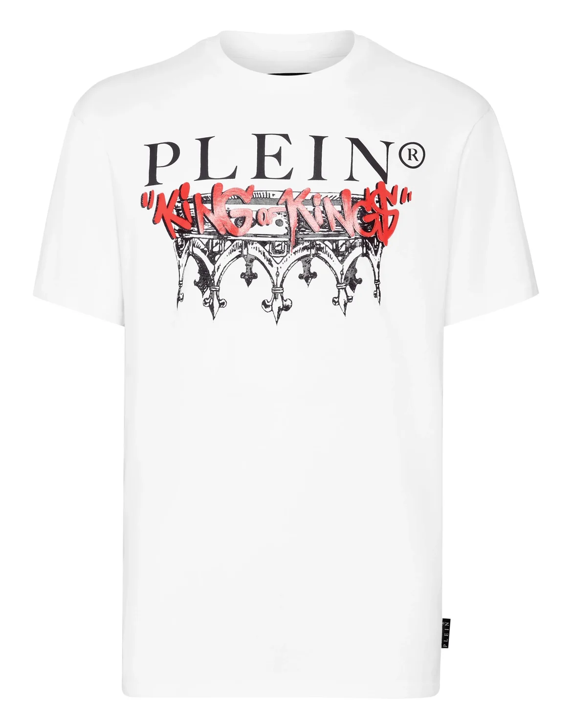 T-shirt Round Neck SS King Plein, цвет: Белый