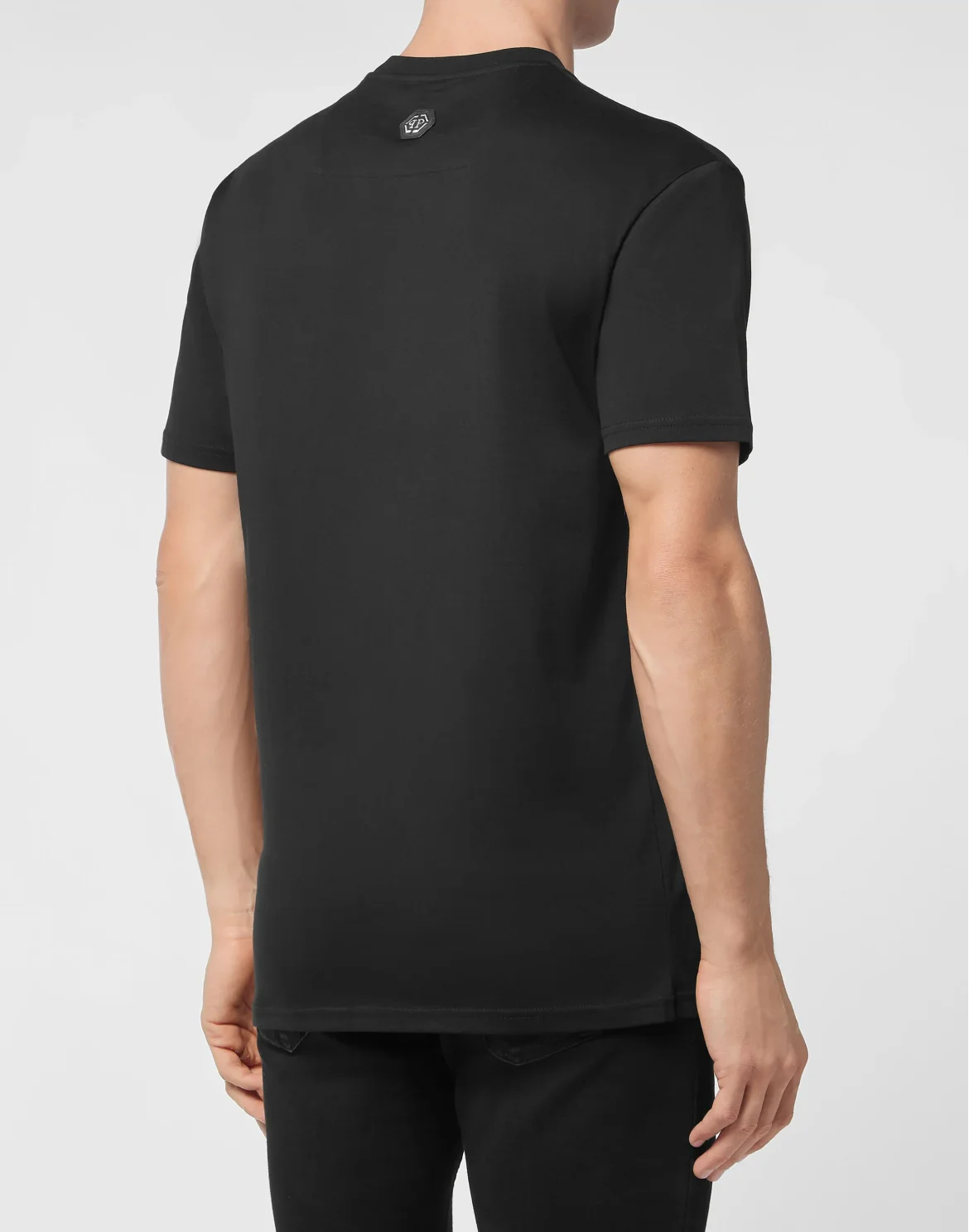 T-shirt Round Neck SS King Plein, цвет: Черный