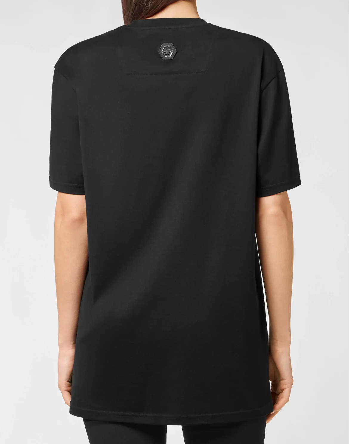 T-shirt Round Neck SS King Plein, цвет: Черный