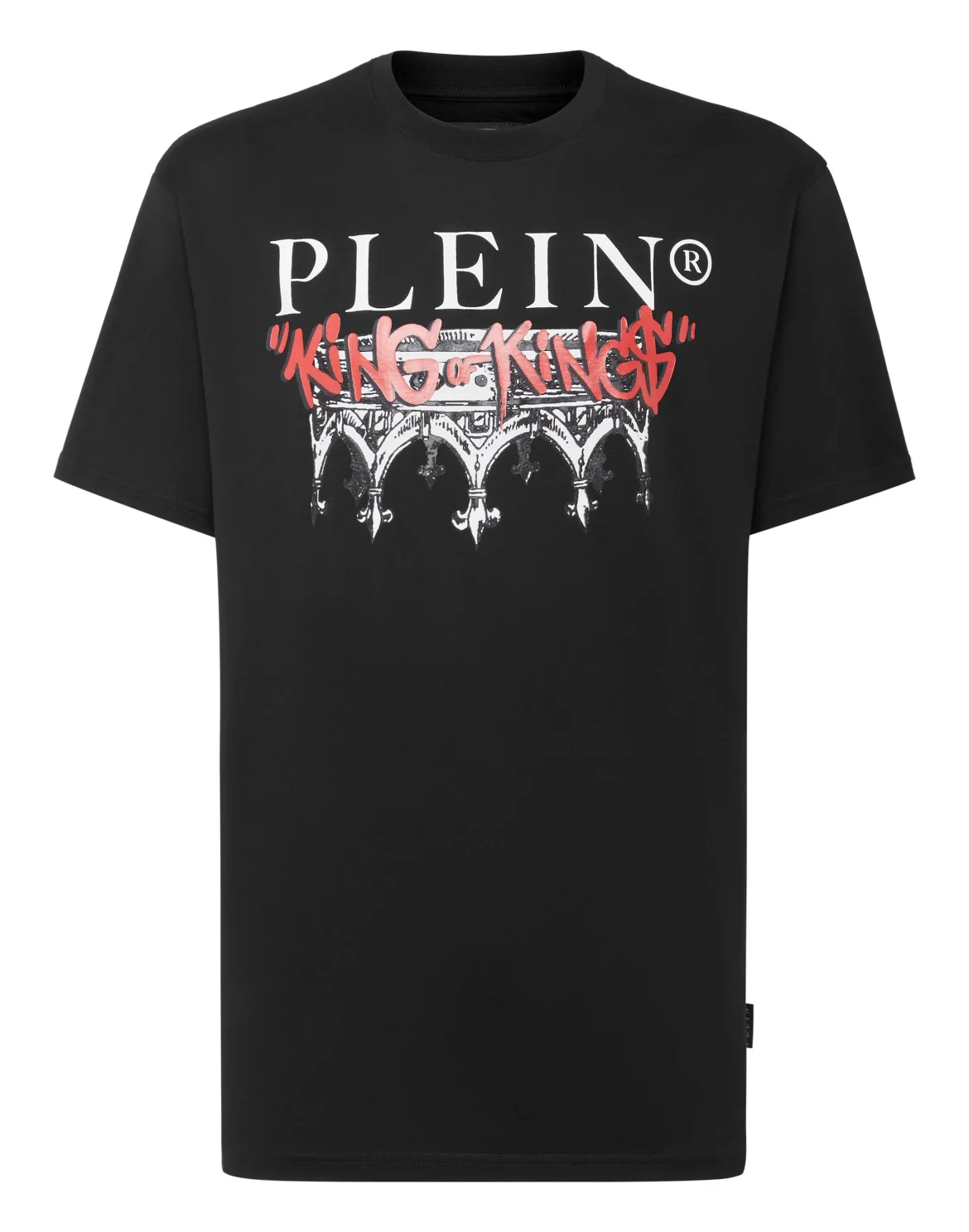 T-shirt Round Neck SS King Plein, цвет: Черный