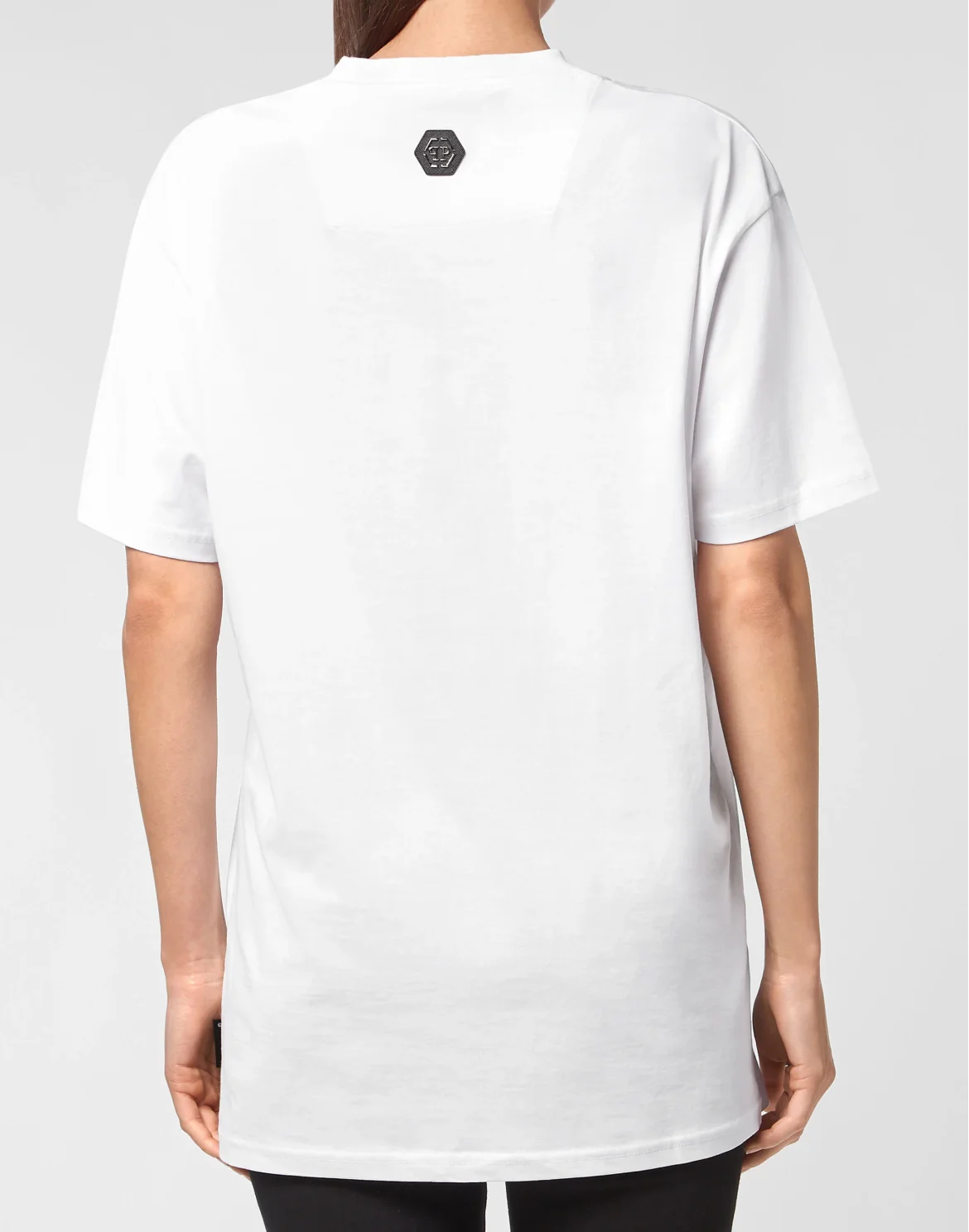 T-shirt Round Neck SS Gothic Plein, цвет: Белый