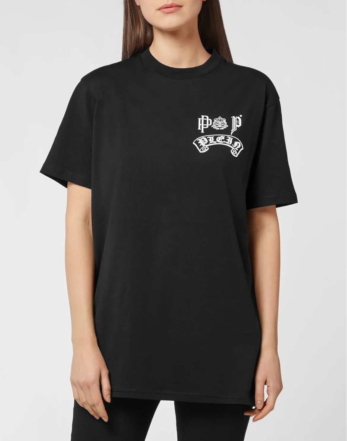 T-shirt Round Neck SS Gothic Plein, цвет: Черный
