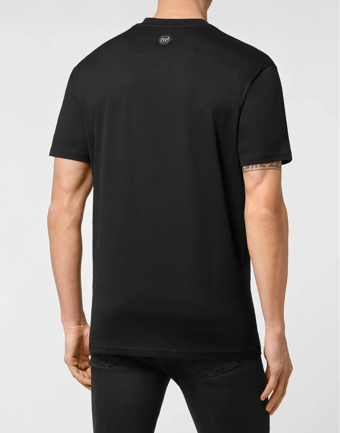 T-shirt Round Neck SS Gothic Plein, цвет: Черный