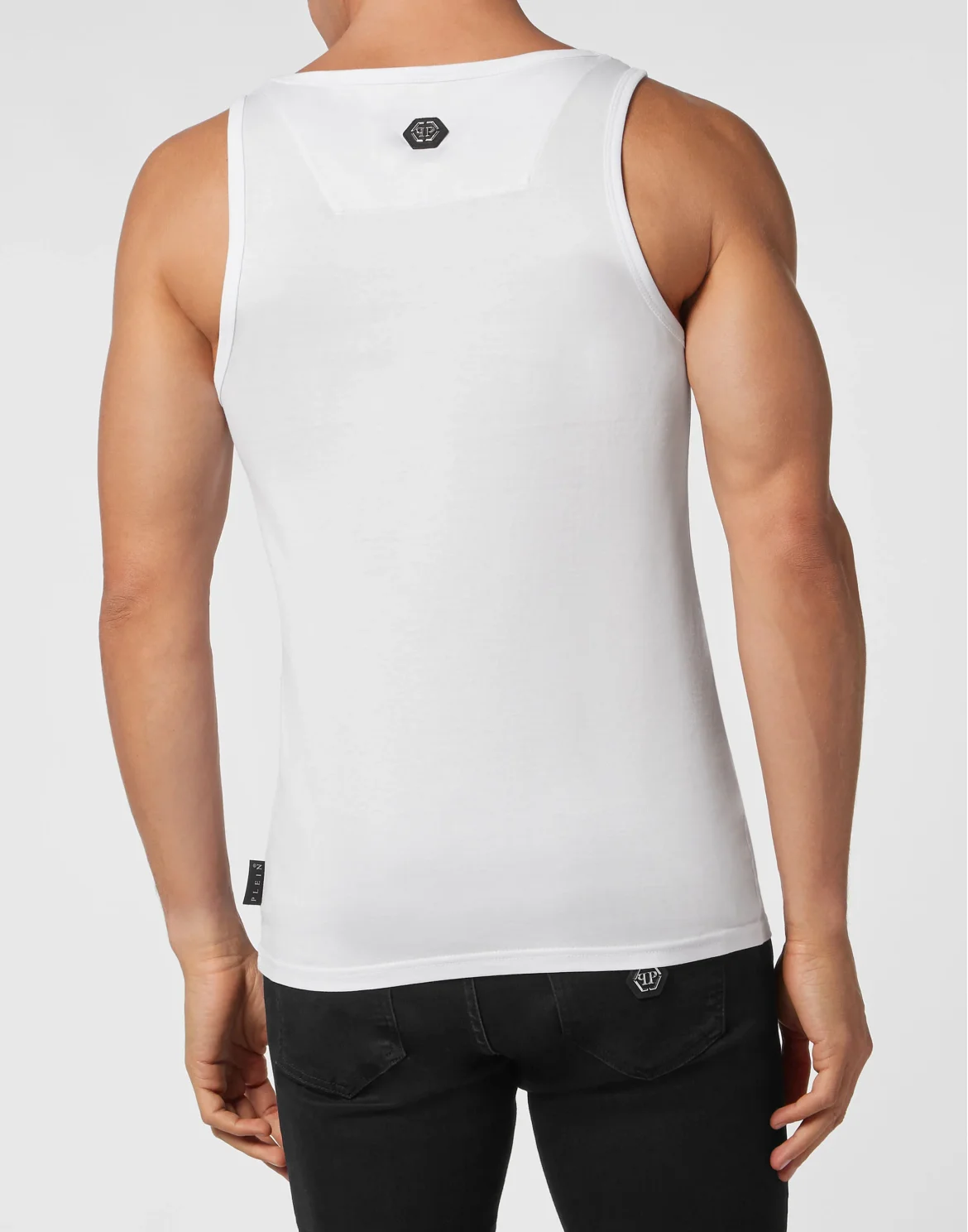 Tank Top Gothic Plein, цвет: Белый