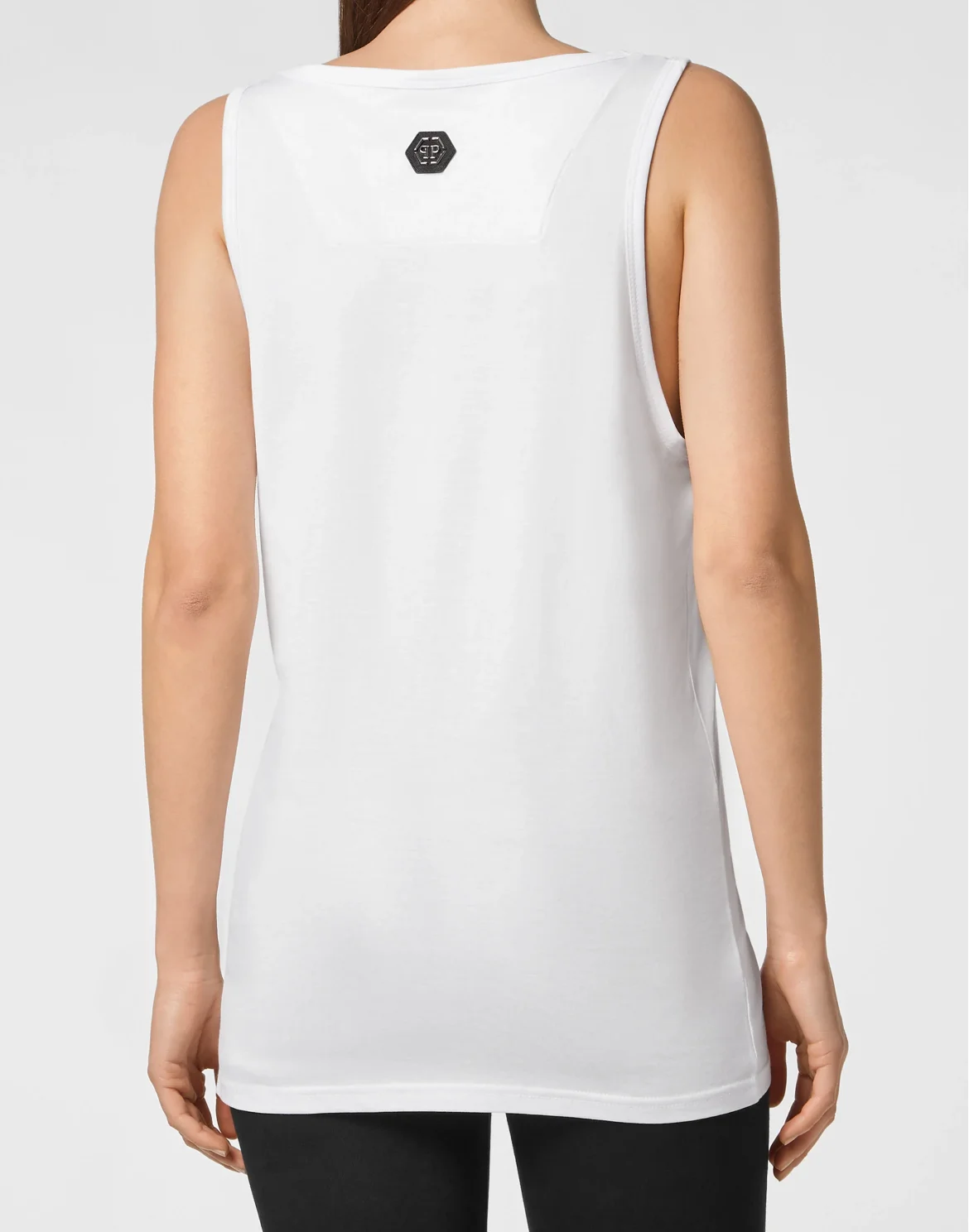 Tank Top Gothic Plein, цвет: Белый