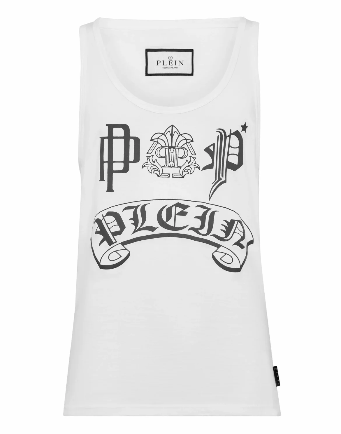 Tank Top Gothic Plein, цвет: Белый