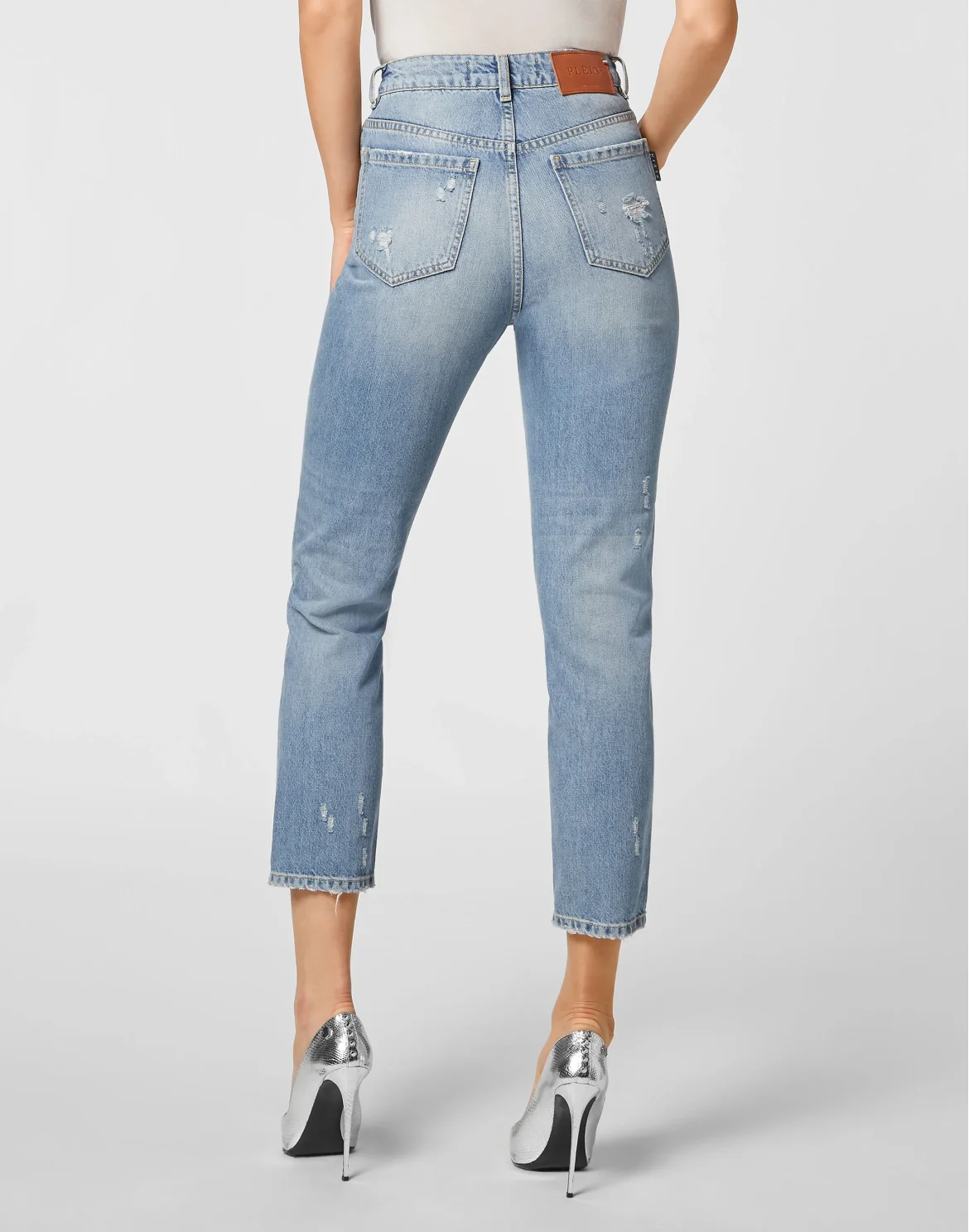 Denim Trousers Boyfriend Fit, цвет: Синий