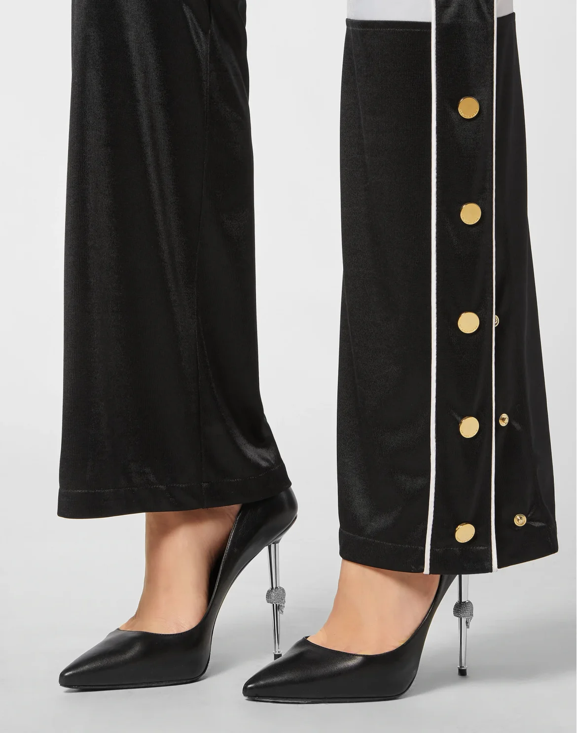 Top/Trousers Tracksuit Stripes, цвет: Черный