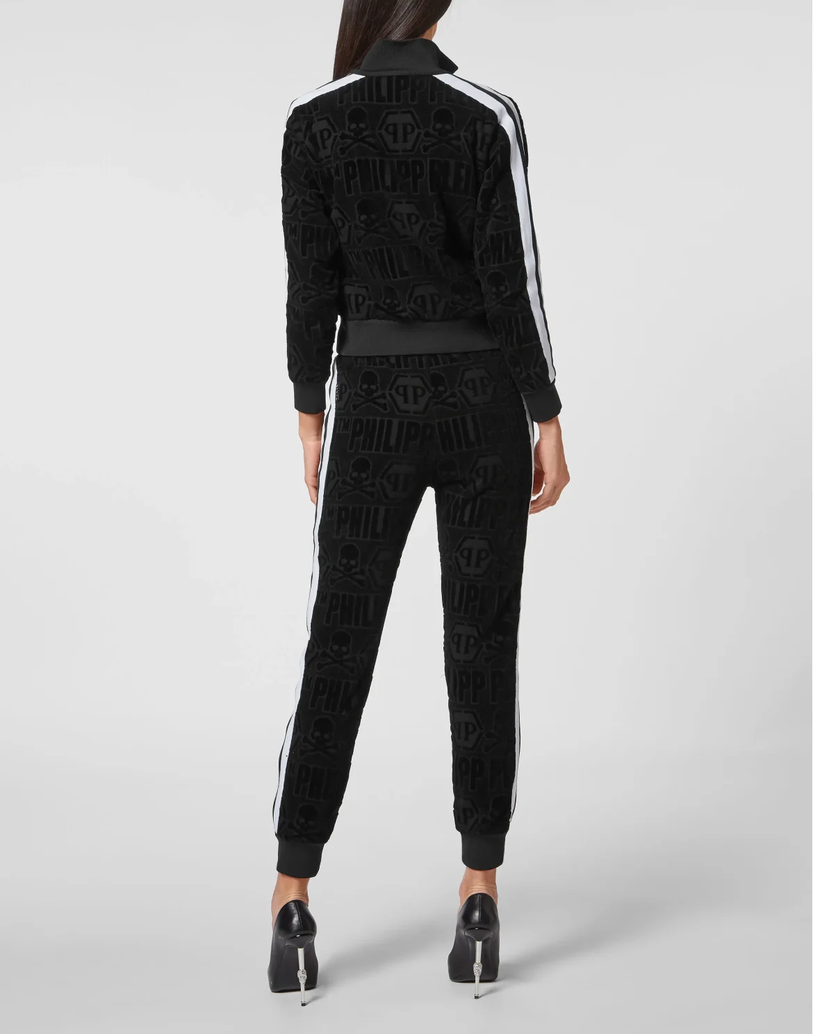 Top/Trousers Tracksuit, цвет: Черный