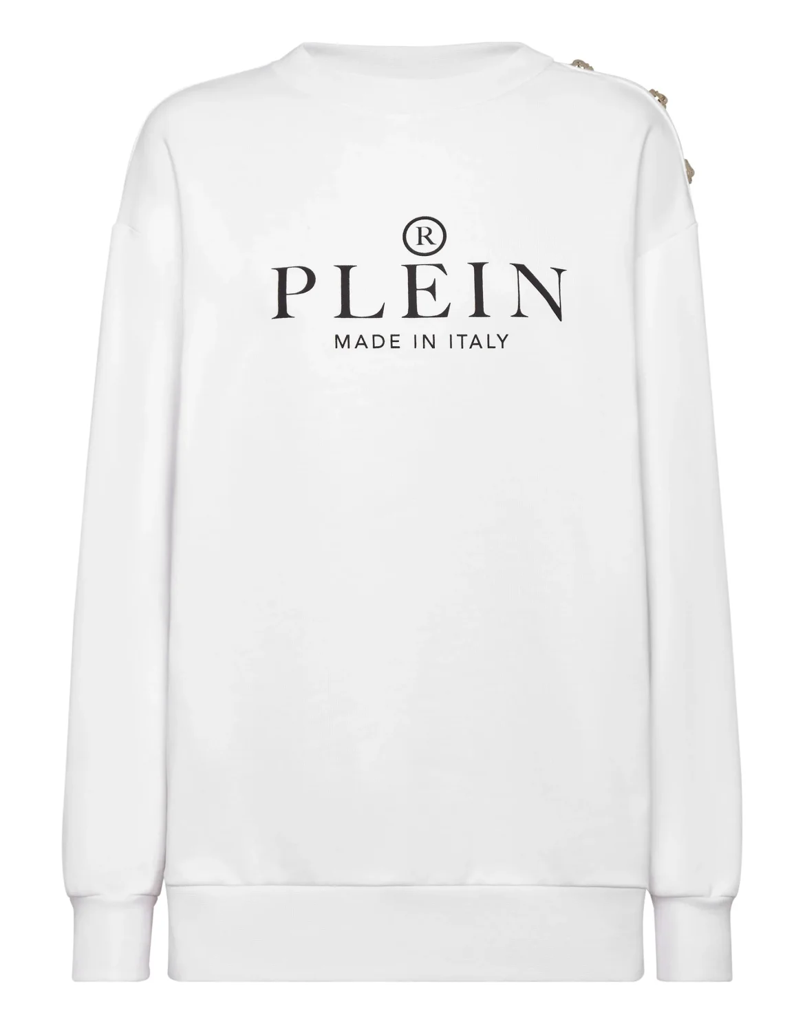 Oversize Sweatshirt LS Philipp Plein TM, цвет: Белый