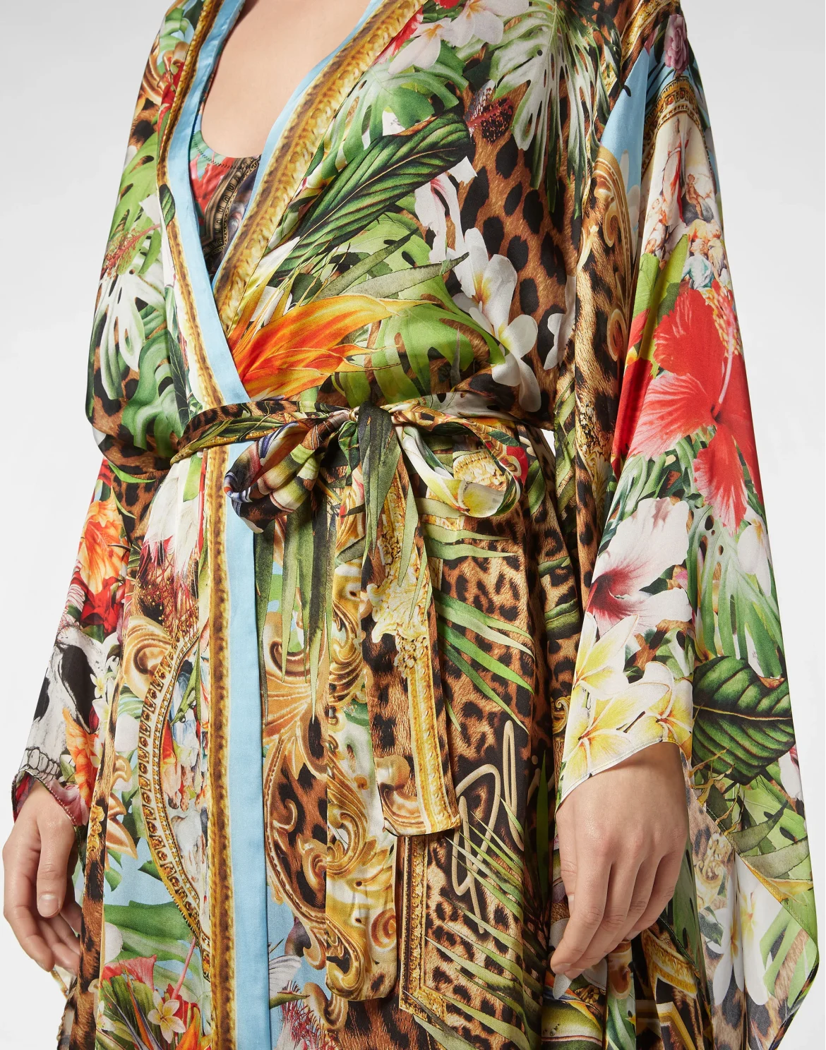 Kaftan Leopard, цвет: Мультиколор