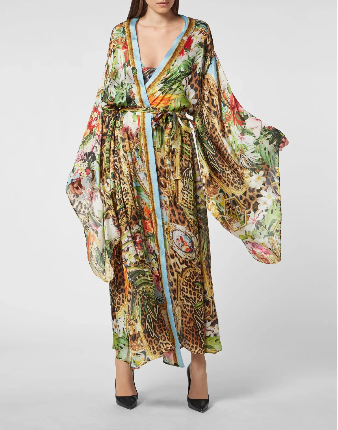 Kaftan Leopard, цвет: Мультиколор