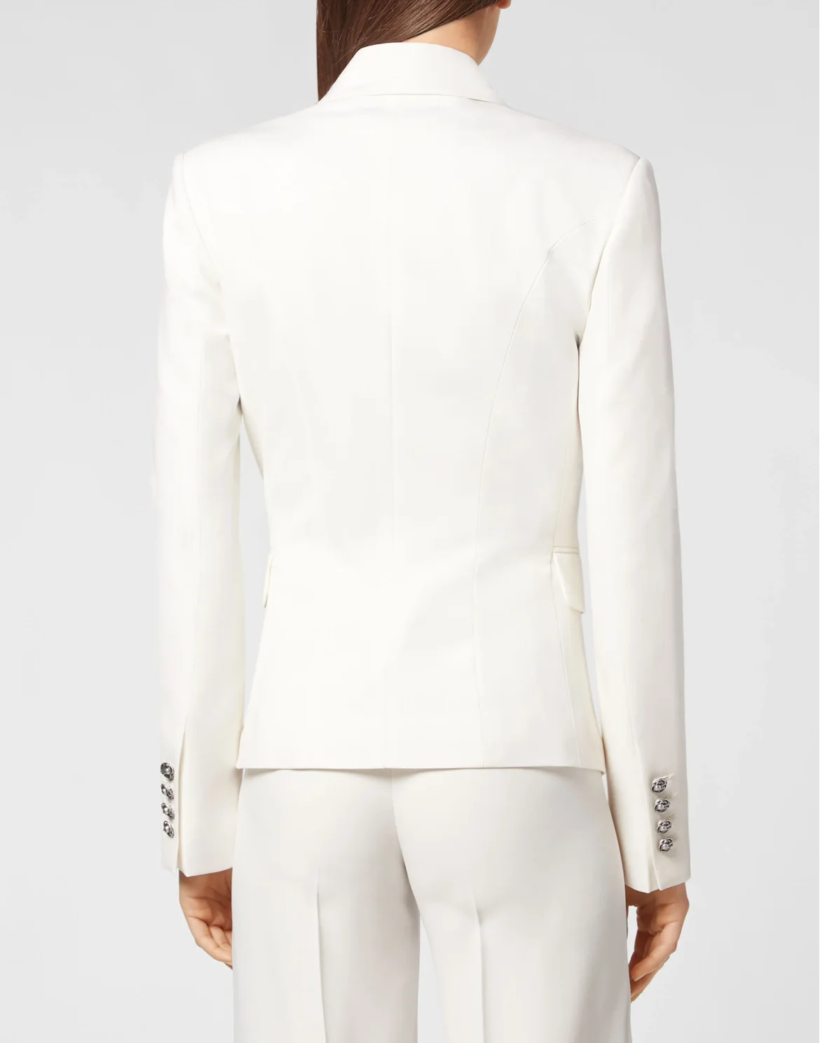Fitted Blazer, цвет: Белый
