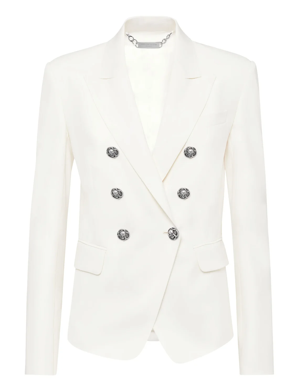 Fitted Blazer, цвет: Белый
