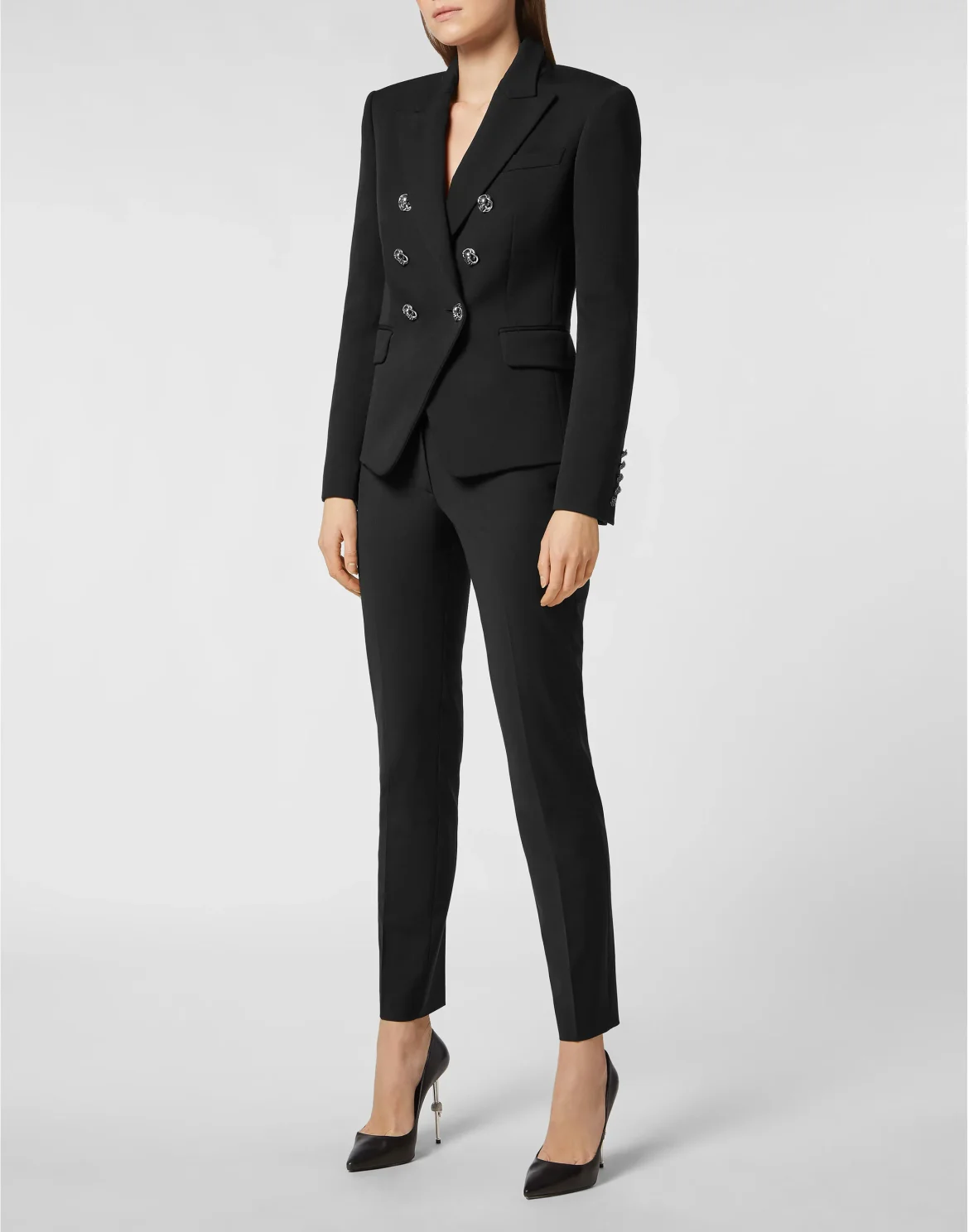 Fitted Blazer, цвет: Черный